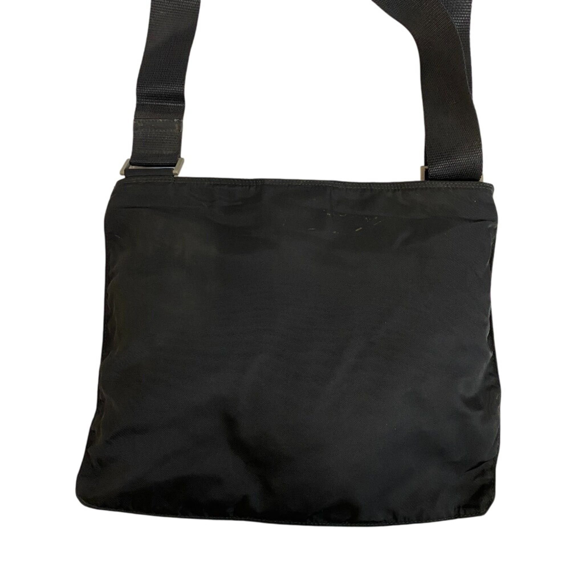 Prada Prada Sacoche Triangle Plate Shoulder Bag Black Size ONE SIZE - 2 Thumbnail