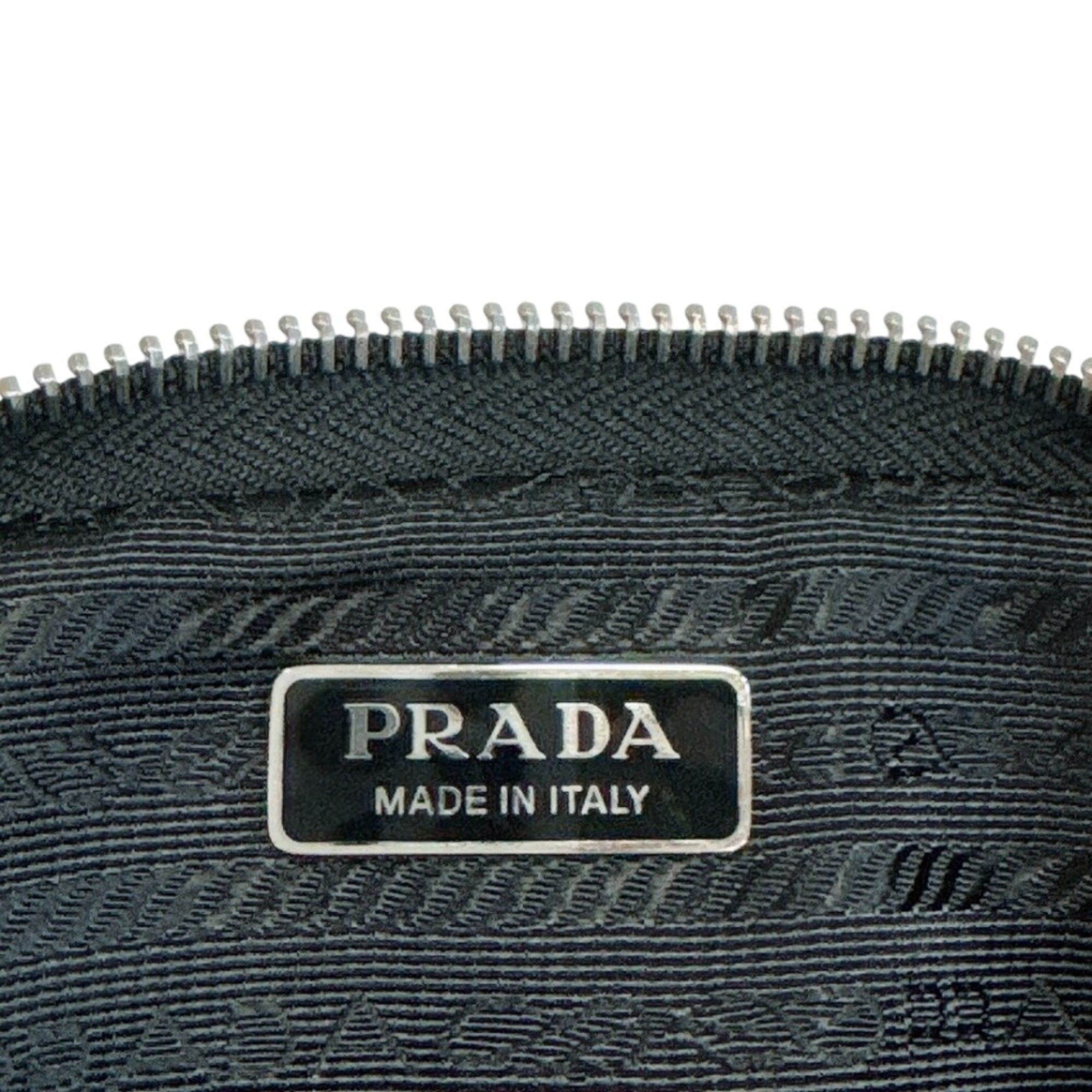 Prada PRADA 2ZT024 Re-Nylon Smartphone Case with Triangle Logo Shoulder Bag, Black Size ONE SIZE - 12 Thumbnail