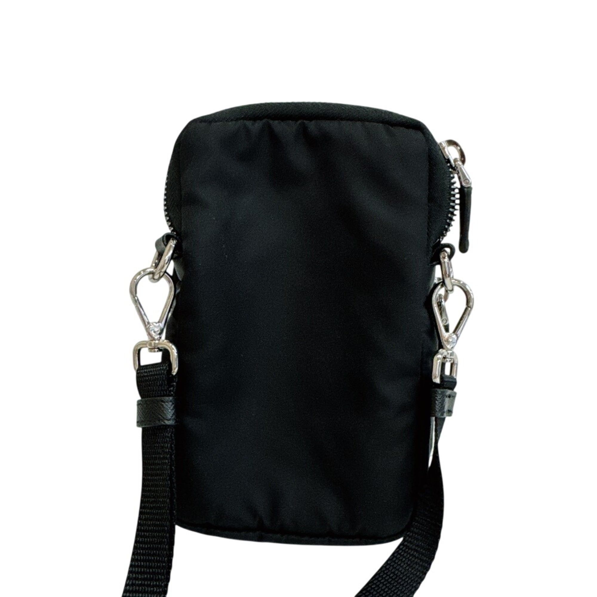 Prada PRADA 2ZT024 Re-Nylon Smartphone Case with Triangle Logo Shoulder Bag, Black Size ONE SIZE - 2 Thumbnail