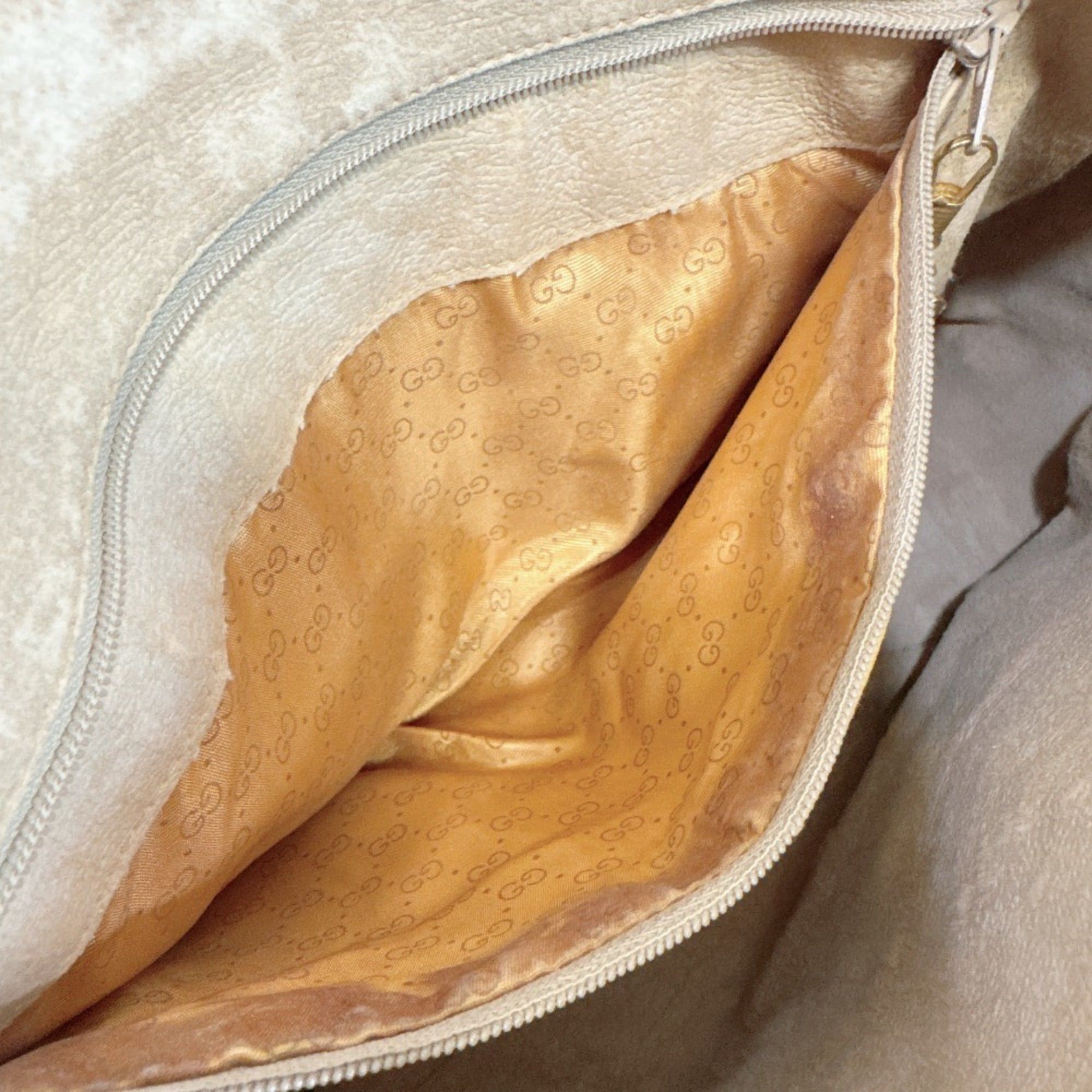 Gucci GUCCI Micro GG handbag in beige Size ONE SIZE - 13 Thumbnail