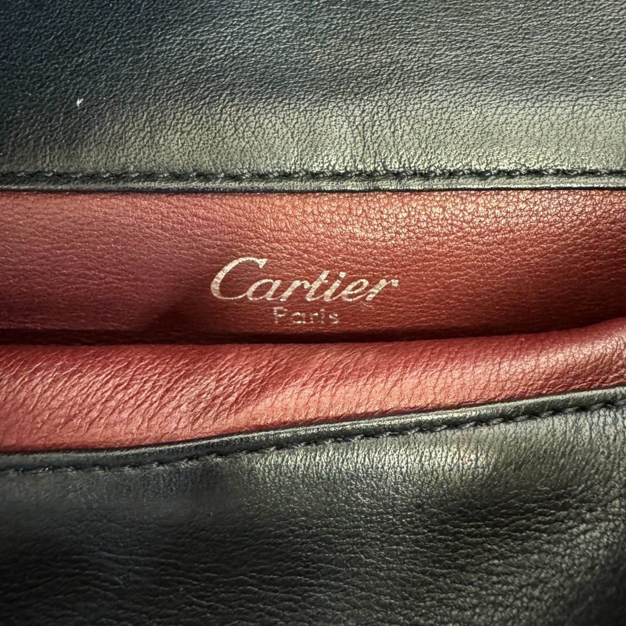 Cartier CARTIER Trinity Mini Shoulder Bag in Black Size ONE SIZE - 14 Thumbnail