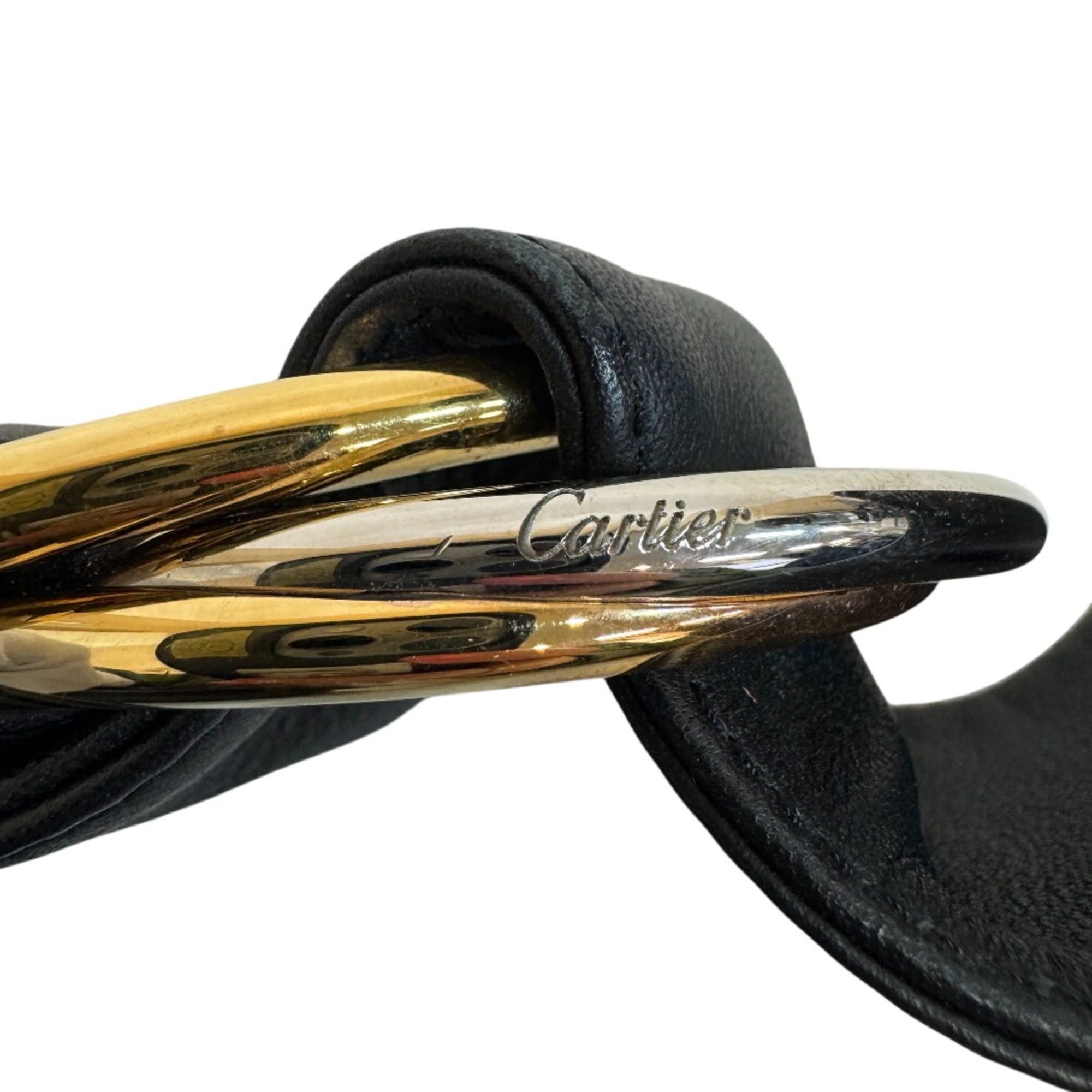 Cartier CARTIER Trinity Mini Shoulder Bag in Black Size ONE SIZE - 15 Thumbnail