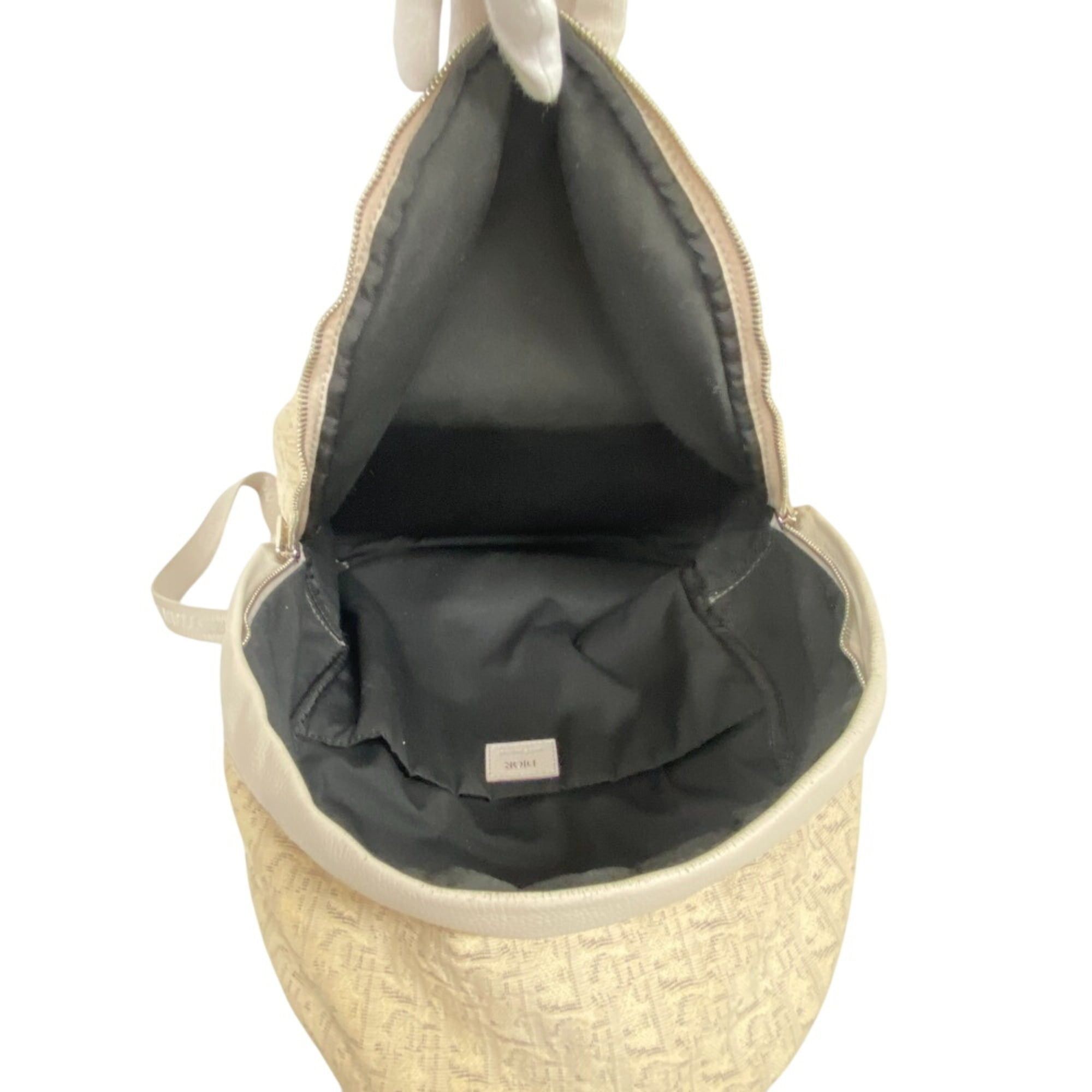 Dior Christian Dior Rider Oblique Backpack Trotter Backpack/Daypack Bag White Size ONE SIZE - 8 Thumbnail
