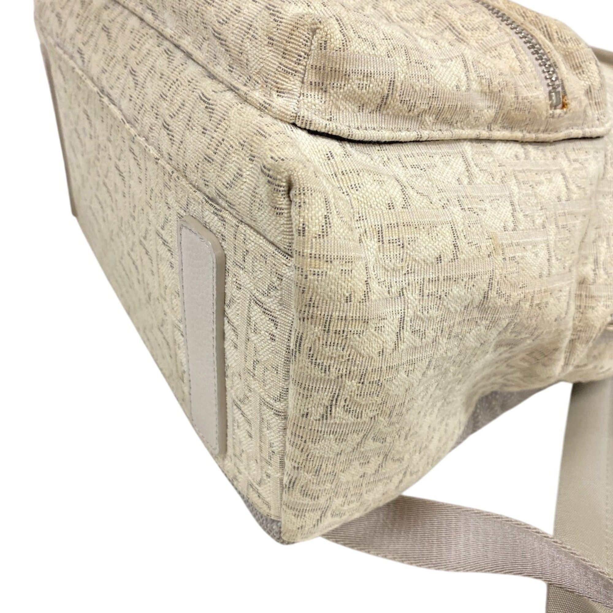 Dior Christian Dior Rider Oblique Backpack Trotter Backpack/Daypack Bag White Size ONE SIZE - 3 Thumbnail