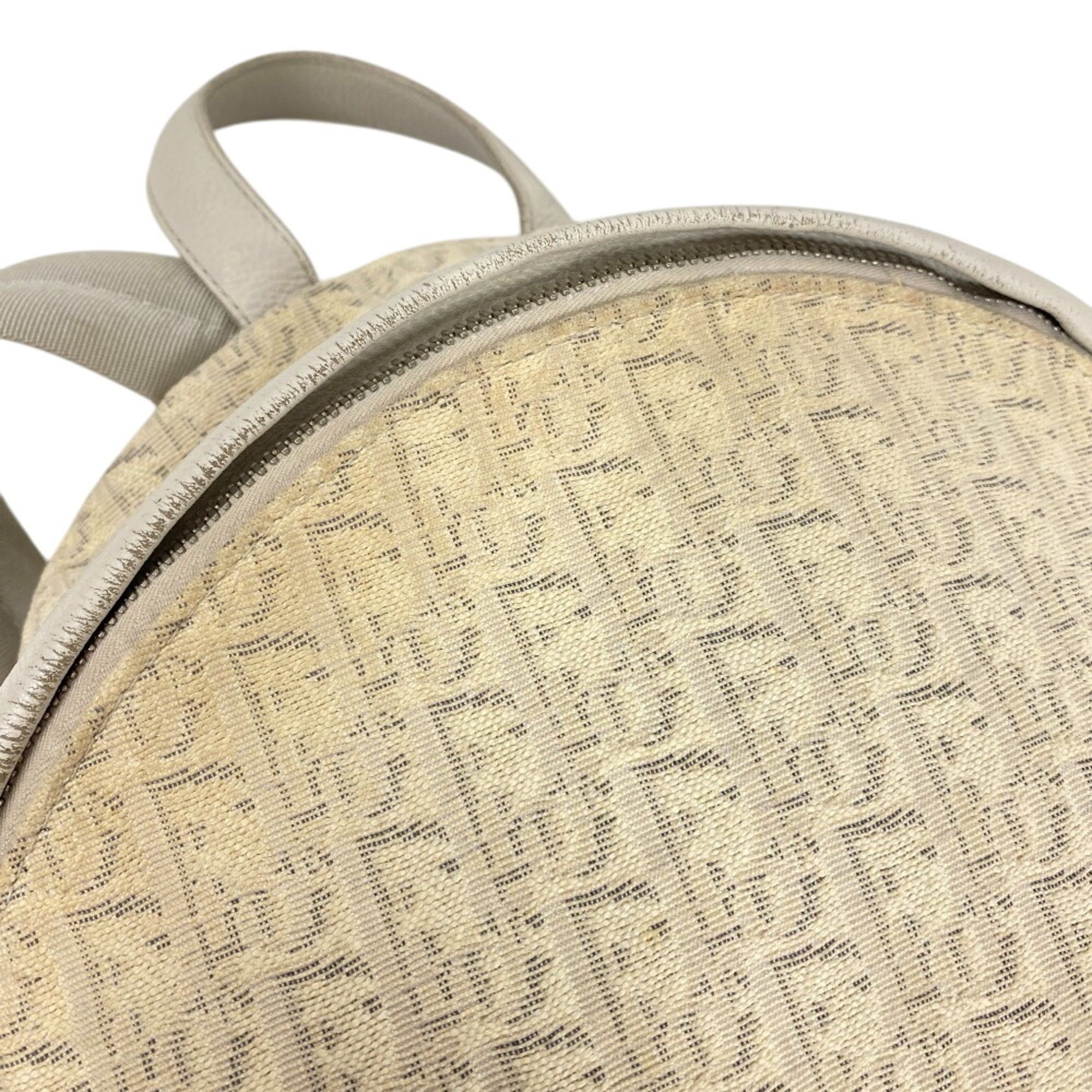 Dior Christian Dior Rider Oblique Backpack Trotter Backpack/Daypack Bag White Size ONE SIZE - 6 Thumbnail