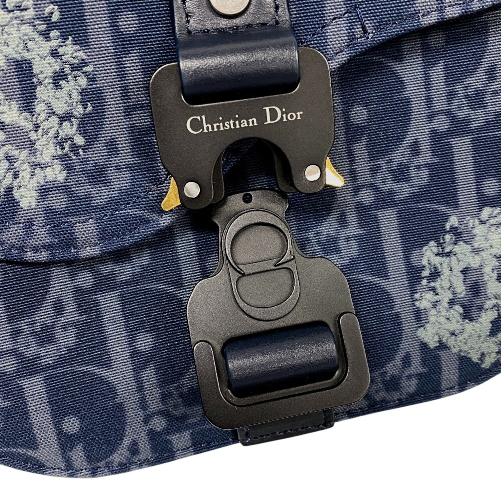 Dior Christian Dior Oblique Gallop Shoulder Bag in Navy Size ONE SIZE - 6 Thumbnail
