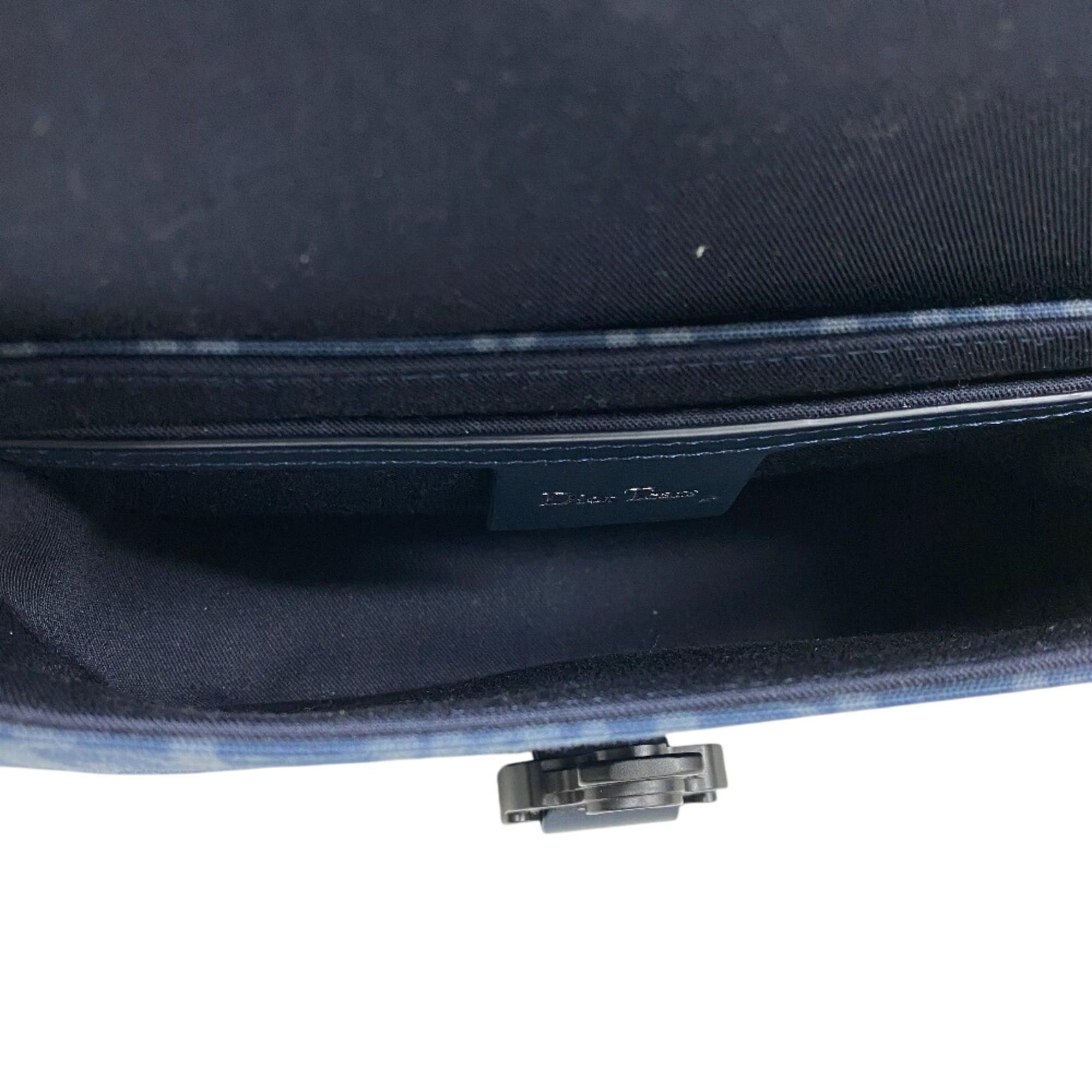 Dior Christian Dior Oblique Gallop Shoulder Bag in Navy Size ONE SIZE - 9 Thumbnail