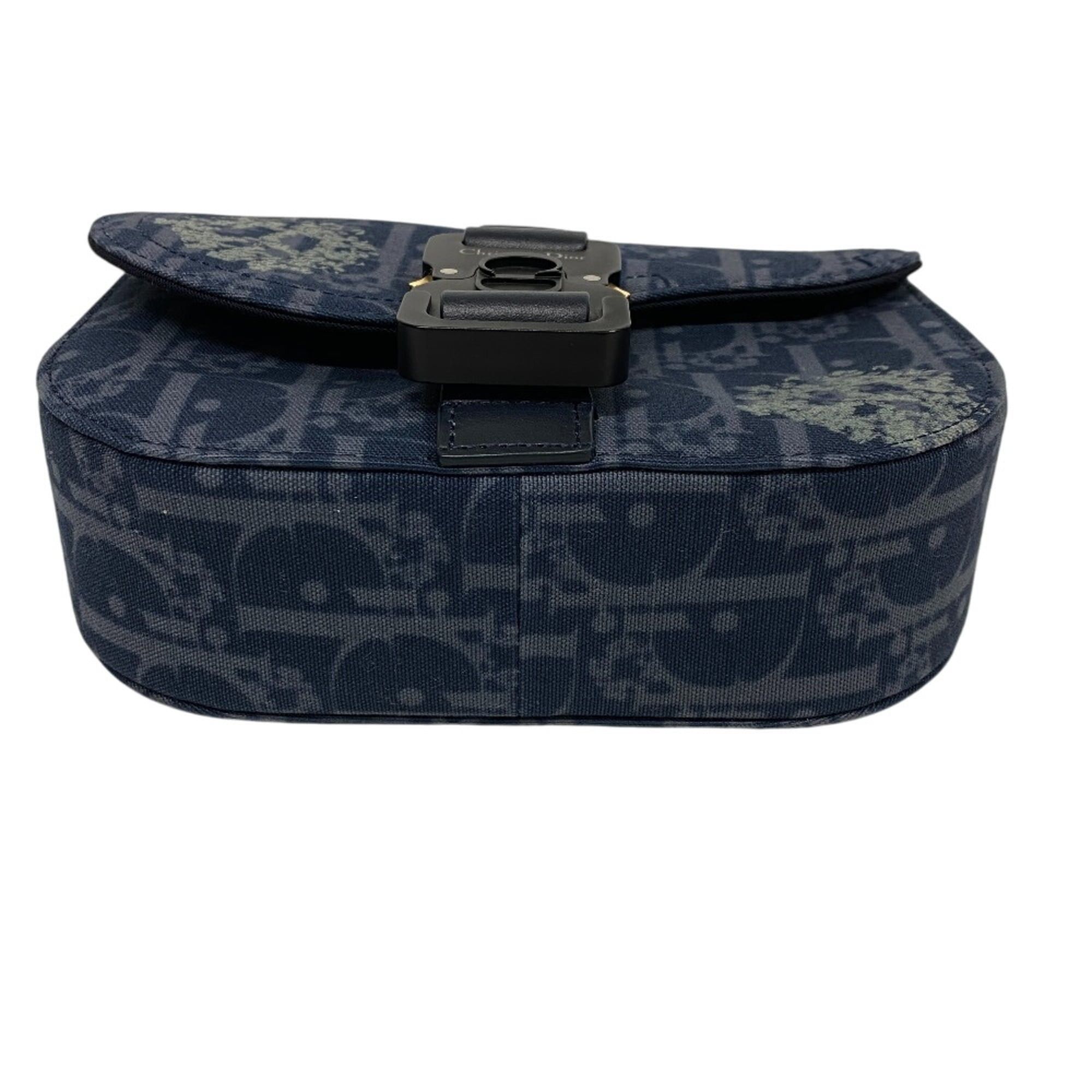 Dior Christian Dior Oblique Gallop Shoulder Bag in Navy Size ONE SIZE - 5 Thumbnail