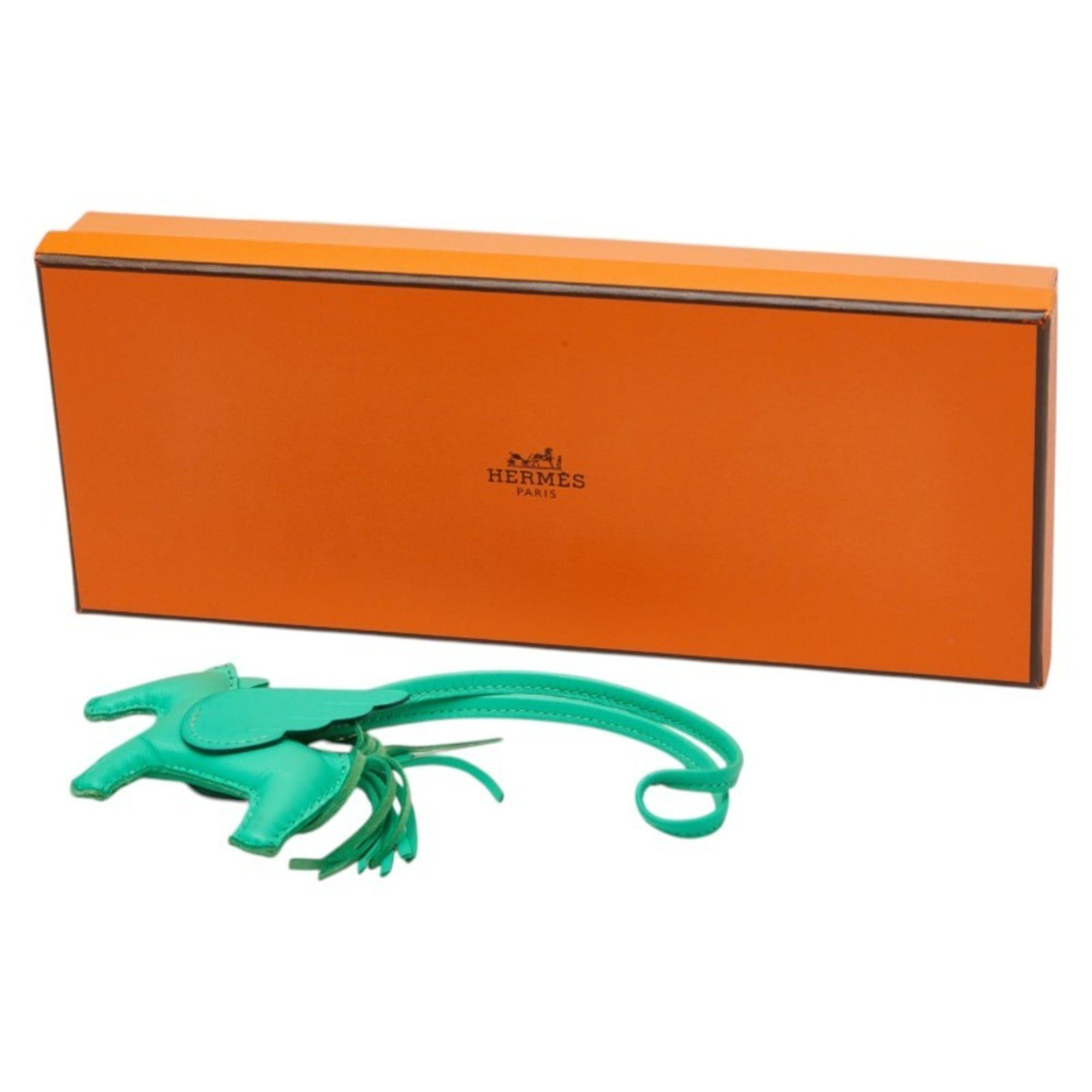 Hermes Hermès Rodeo PM Pegasus Accessory Bag Charm Keychain Green Anjo Miro Women's HERMES Size ONE SIZE - 5 Thumbnail