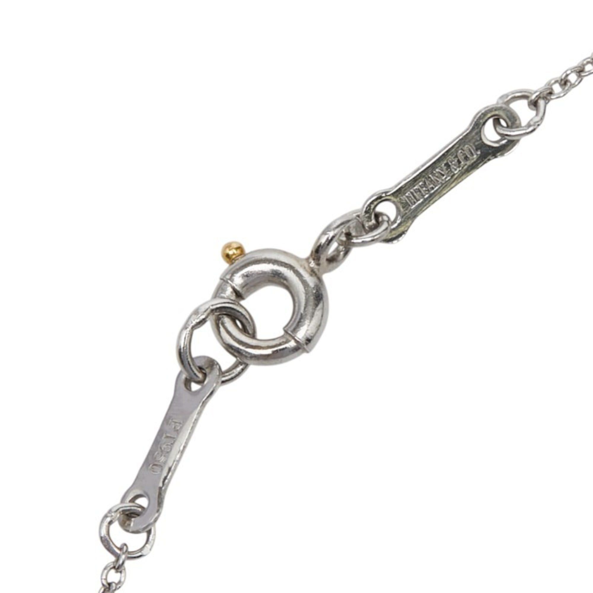 Tiffany & Co. Tiffany Elsa Peretti Small Cross Pendant Necklace in Silver (Pt950) Platinum with Diamonds for Women. TIFFANY & Co. Size ONE SIZE - 5 Thumbnail