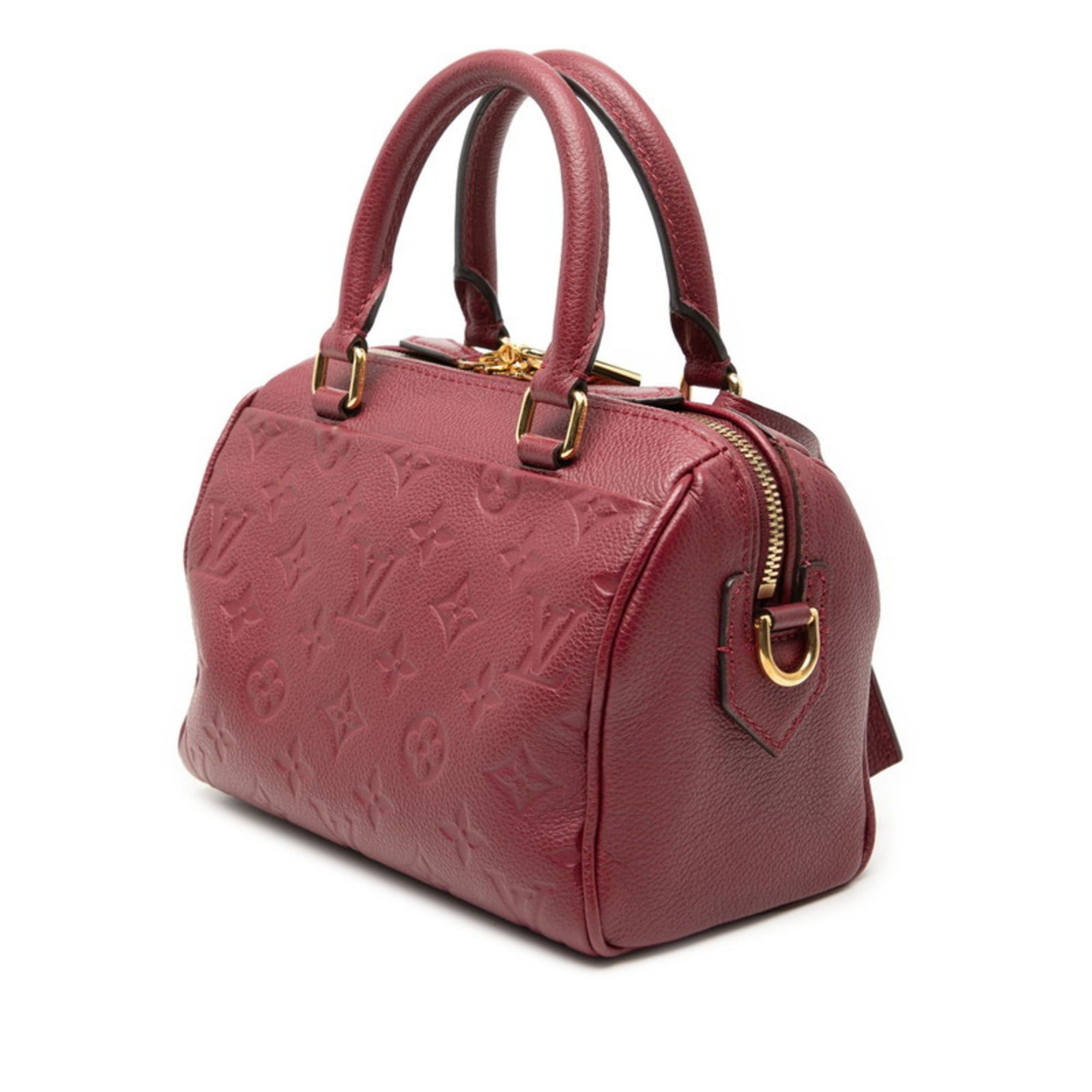 Louis Vuitton Louis Vuitton Monogram Empreinte Speedy Bandouliere 20 Shoulder Bag M43500 Wine Red, Bordeaux, Red Leather, Women's LOUIS VUITTON Size ONE SIZE - 2 Thumbnail
