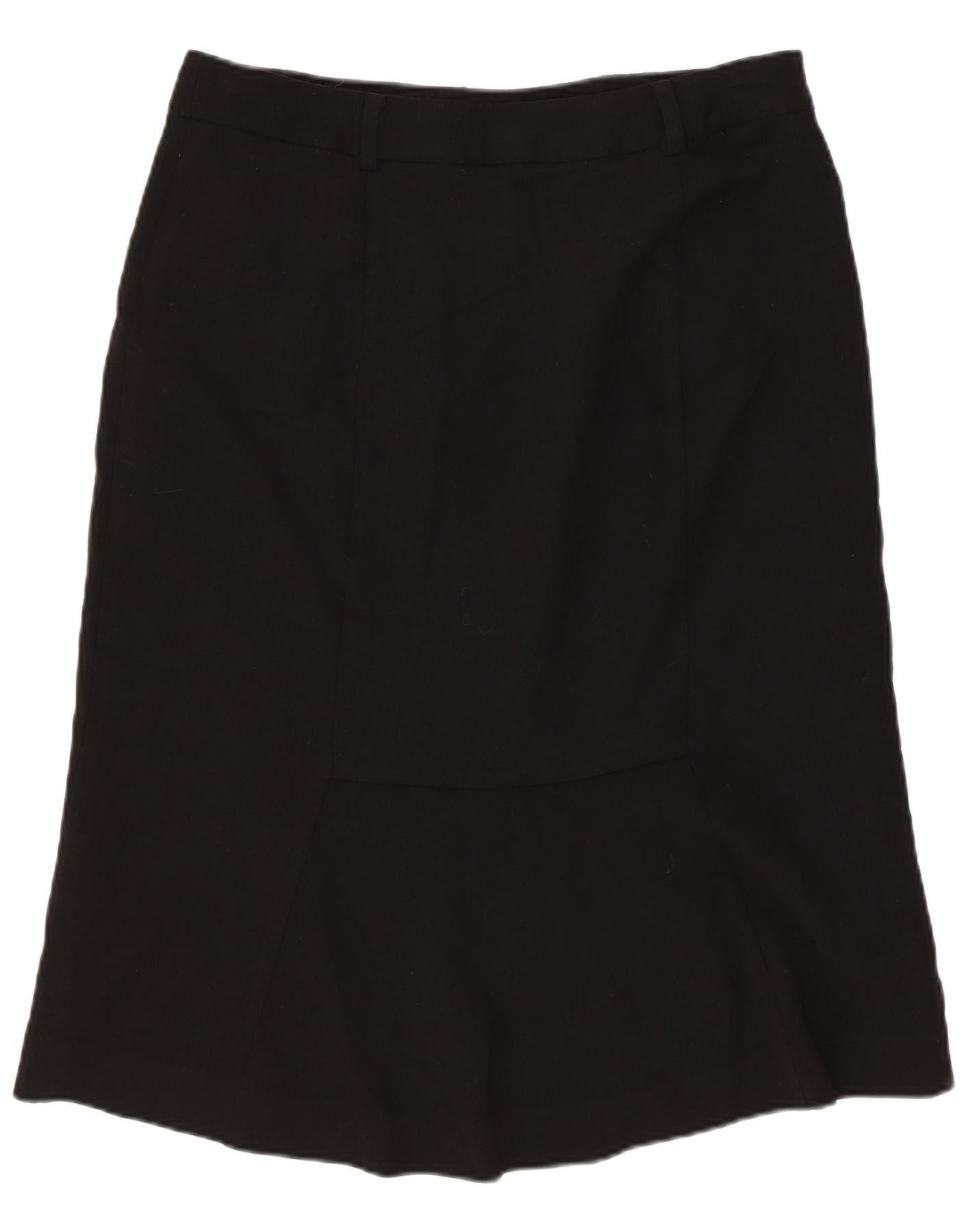 Ralph Lauren Womens A-Line Skirt US 6 Medium W30 Black Wool Size 26" / US 2 / IT 38 - 2 Thumbnail