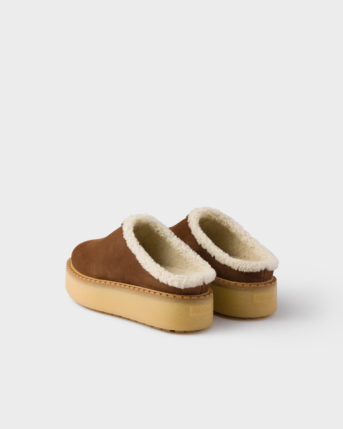 Prada Prada Suede Leather Slides IT 41 Women - USA Duties Paid Size US 11 / IT 41 - 3 Thumbnail