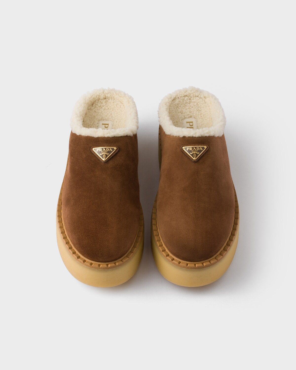 Prada Prada Suede Leather Slides IT 41 Women - USA Duties Paid Size US 11 / IT 41 - 4 Thumbnail