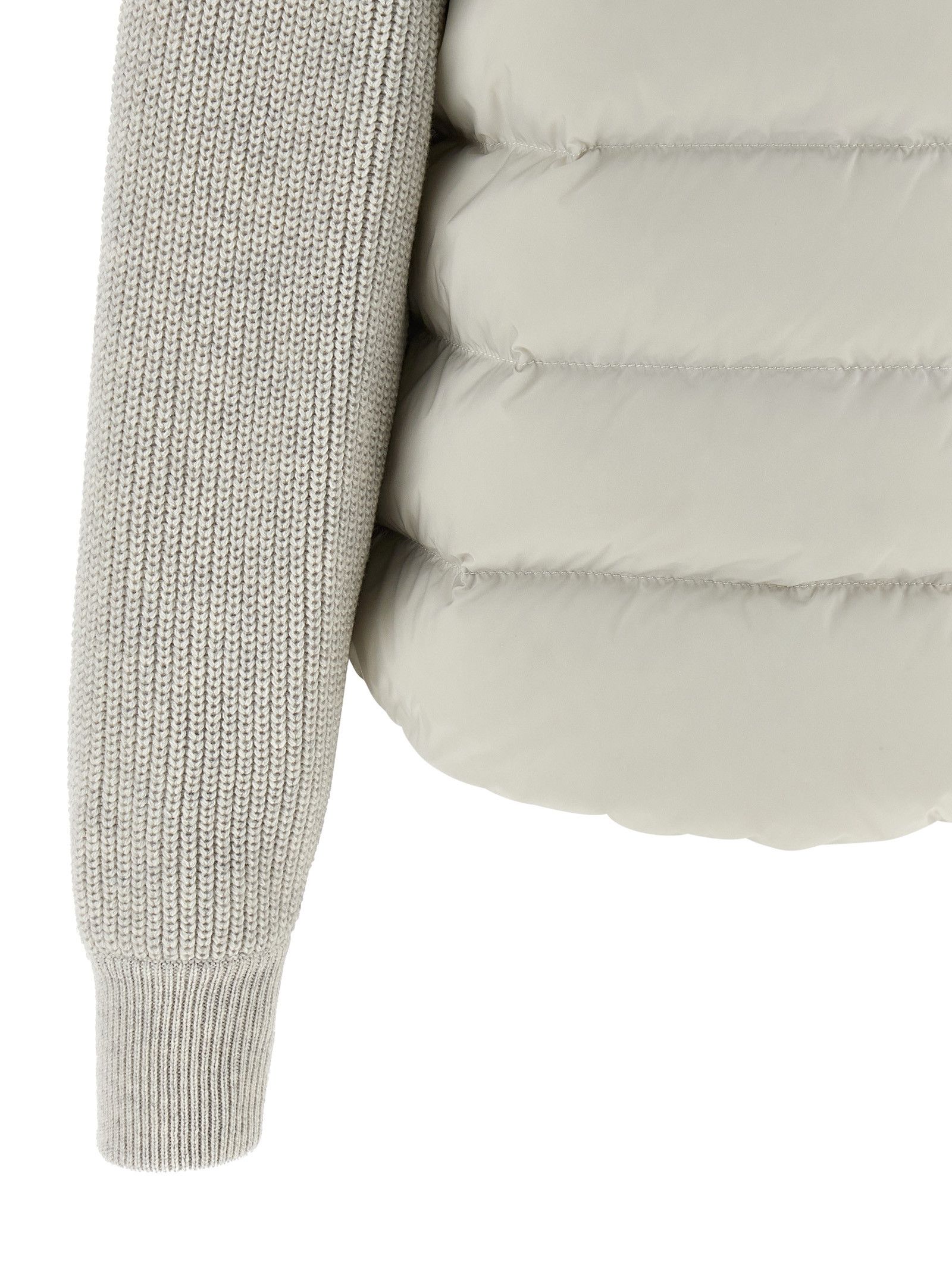 Brunello Cucinelli 'Shiny Flap Detail' down jacket Size S / US 4 / IT 40 - 4 Thumbnail