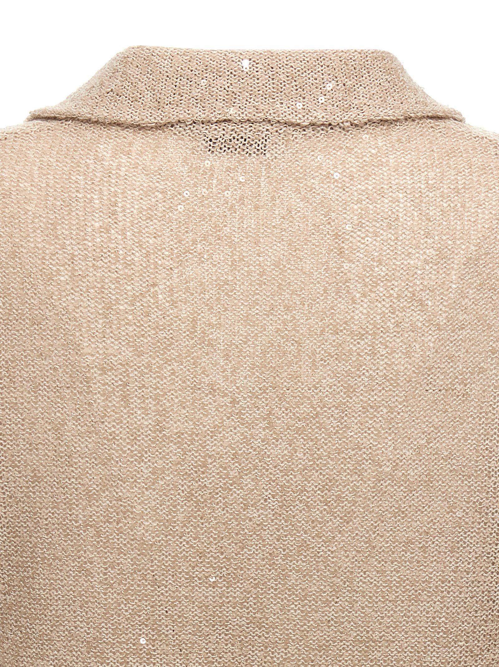 Brunello Cucinelli Sequin polo shirt Size S / US 4 / IT 40 - 4 Thumbnail