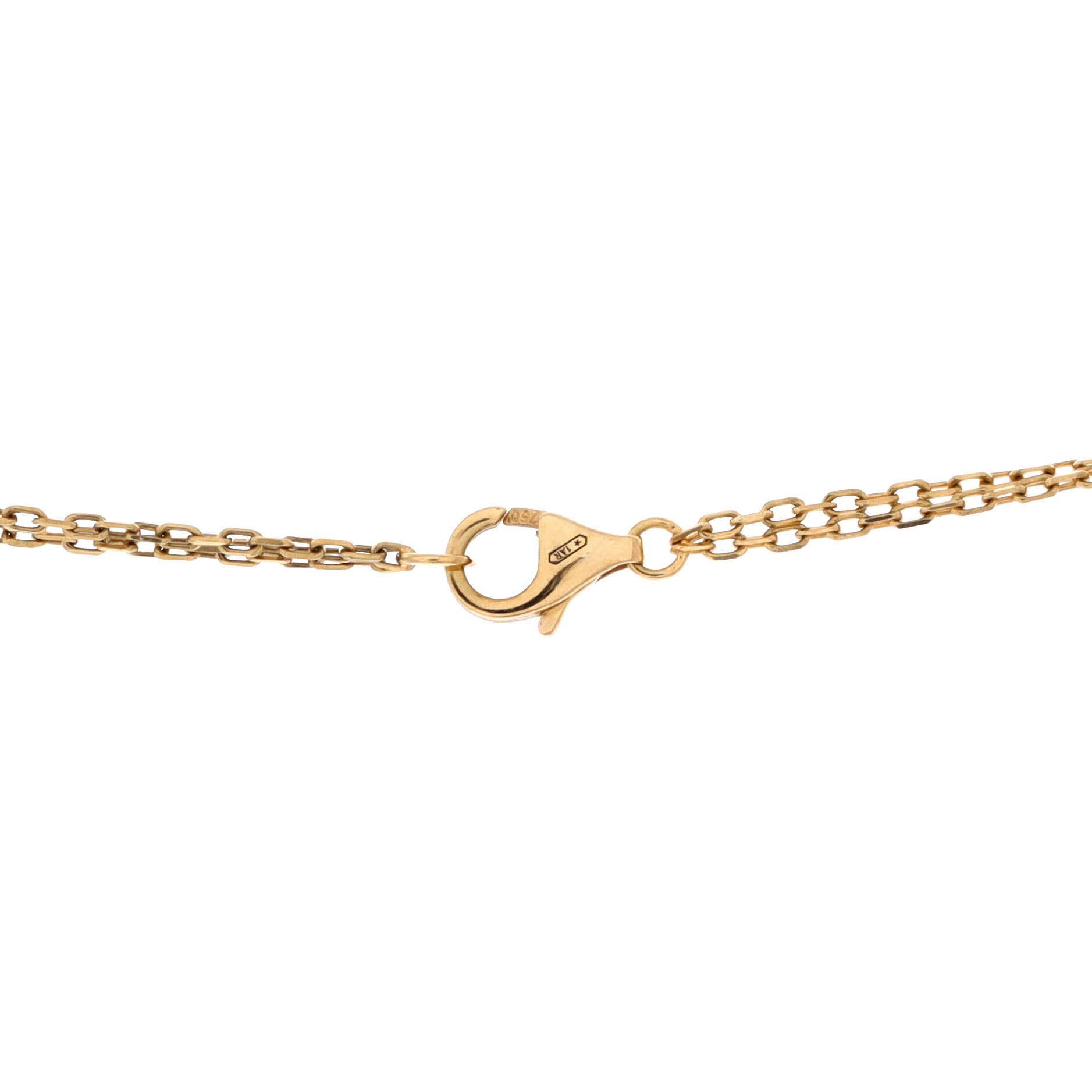 Cartier 2 Diamonds Love Pendant Necklace Size ONE SIZE - 3 Thumbnail