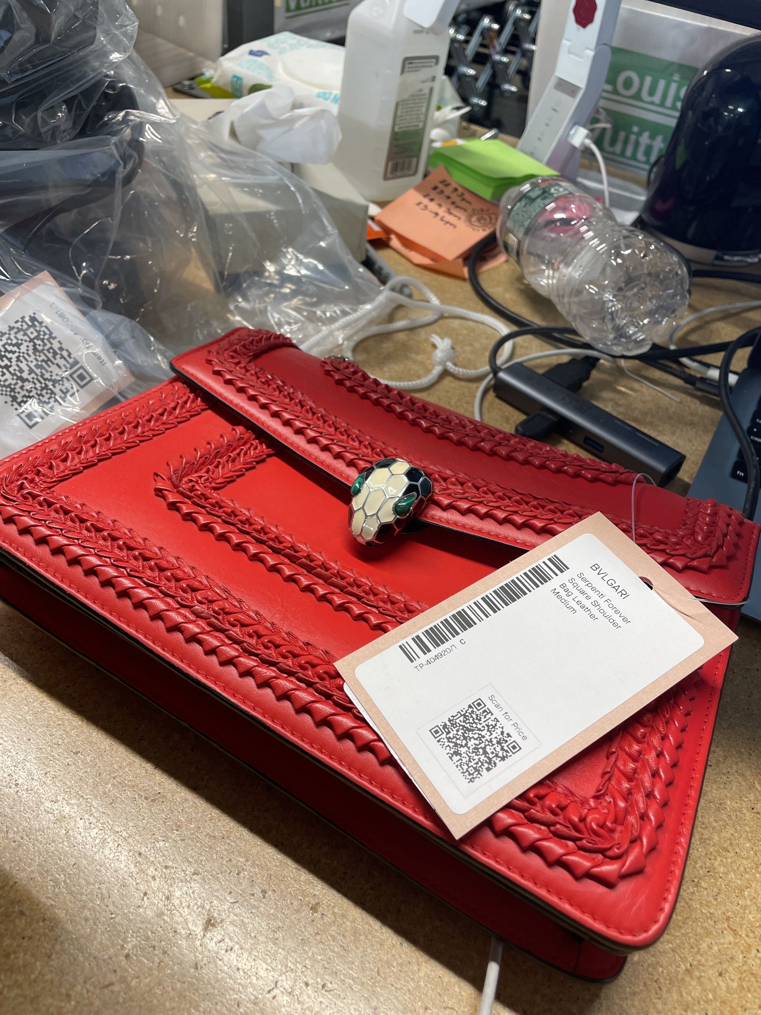 Bvlgari Serpenti Forever Square Shoulder Bag Size ONE SIZE - 8 Thumbnail