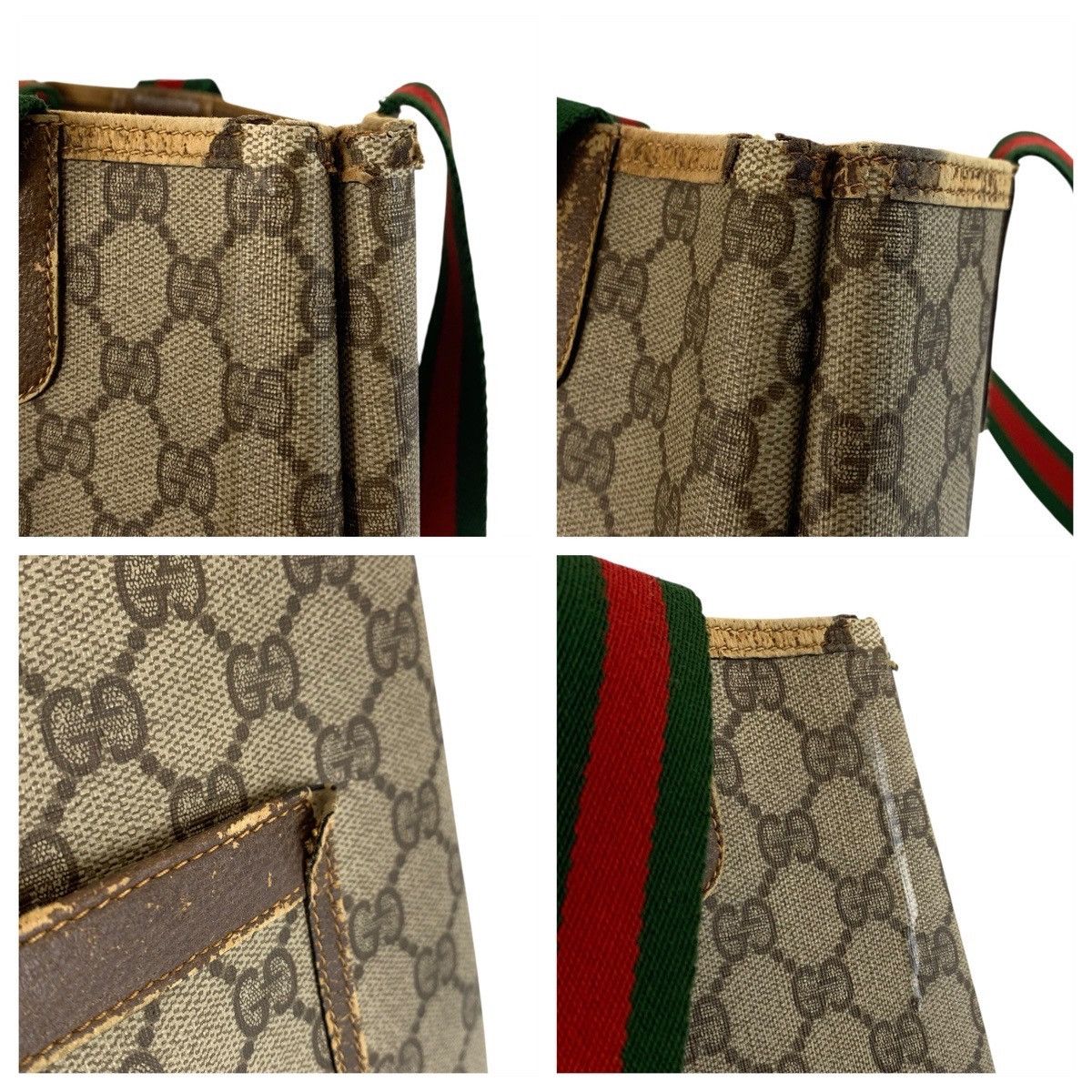 Gucci Gucci Gucci GG Supreme Canvas Leather 2way Tote Bag Textile Shoulder Bag 39 02 003 DUTY FREE for USA Size ONE SIZE - 5 Thumbnail