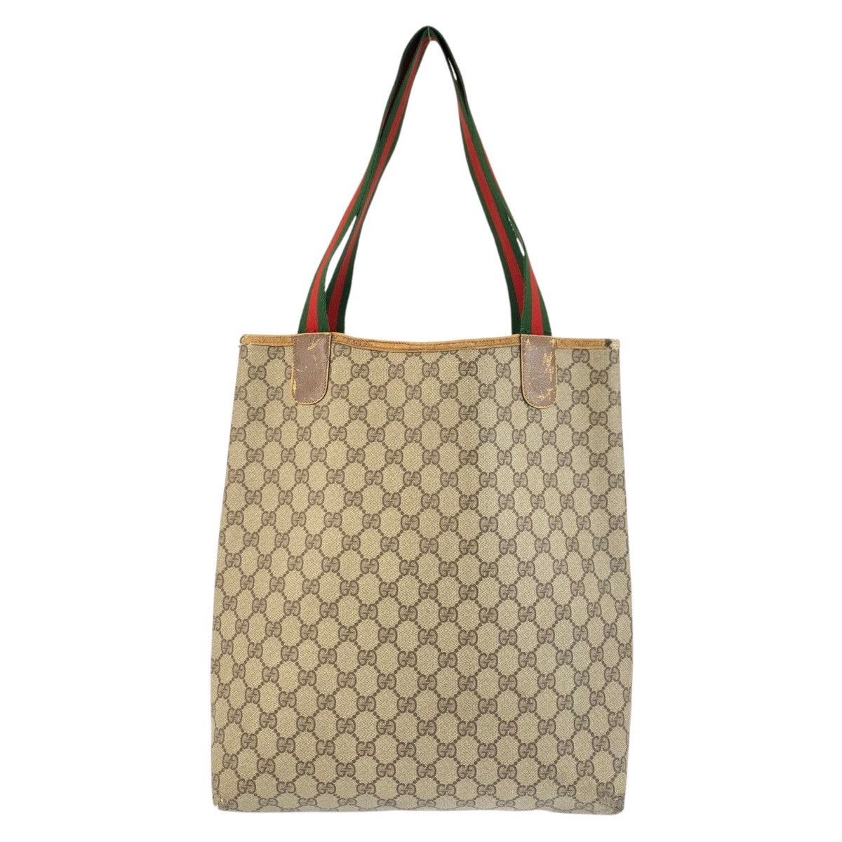 Gucci Gucci Gucci GG Supreme Canvas Leather 2way Tote Bag Textile Shoulder Bag 39 02 003 DUTY FREE for USA Size ONE SIZE - 2 Thumbnail