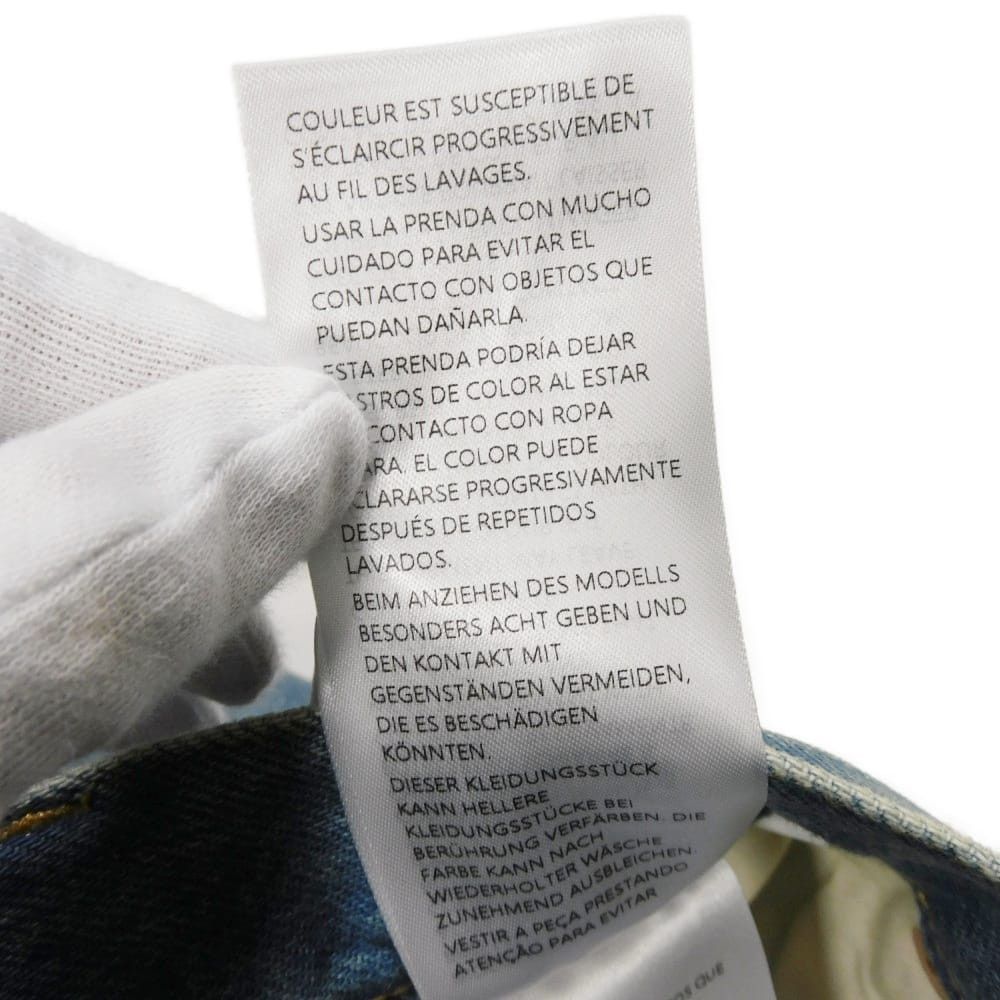 Gucci Gucci Gucci Tapered Fit Denim Pants Textile Jeans 796360 XDC6P 4206 DUTY FREE for USA Size ONE SIZE - 16 Thumbnail