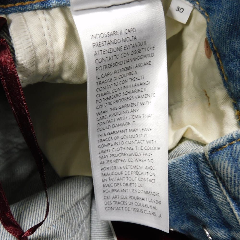 Gucci Gucci Gucci Tapered Fit Denim Pants Textile Jeans 796360 XDC6P 4206 DUTY FREE for USA Size ONE SIZE - 15 Thumbnail