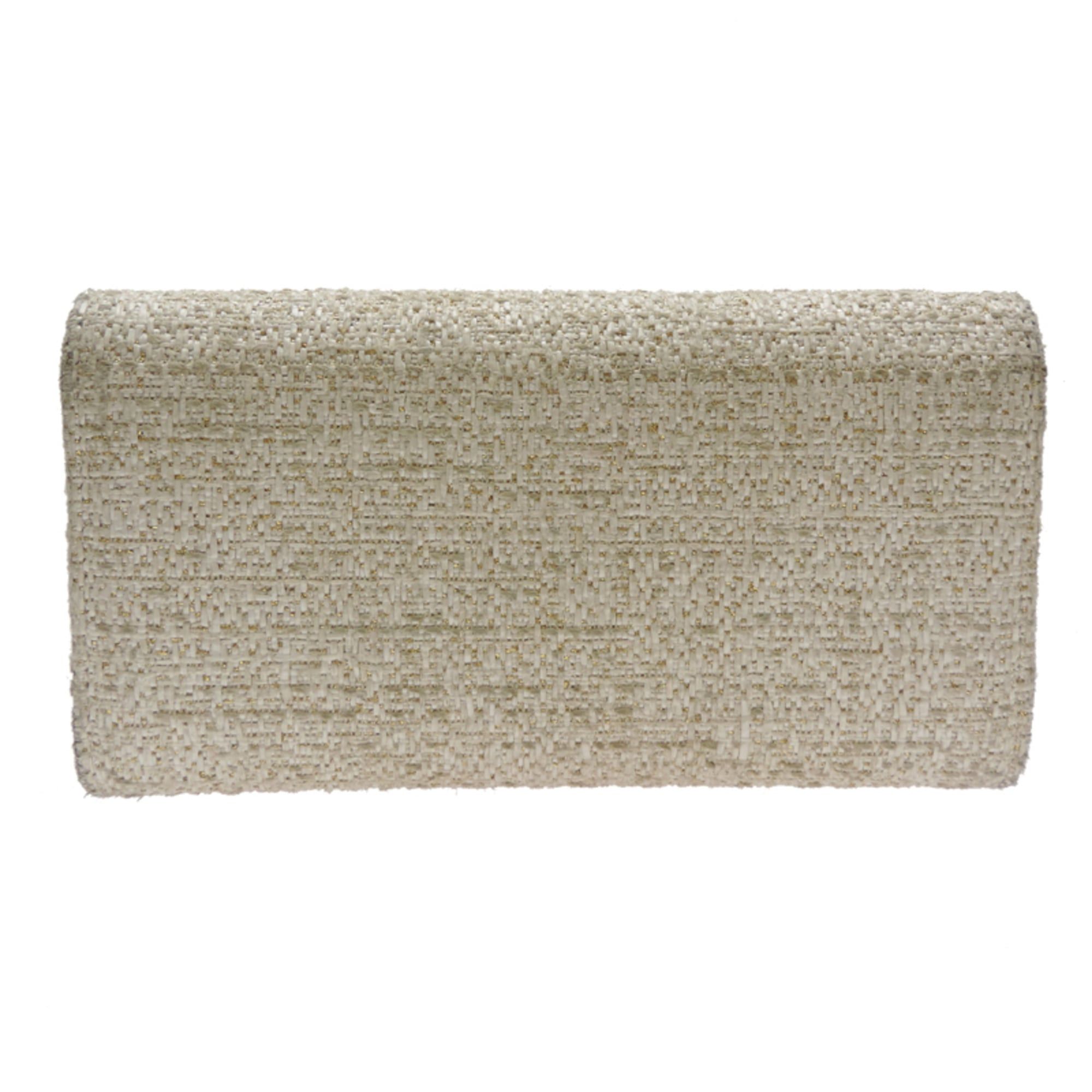 Chanel Chanel Deauville Round Zip Long Wallet for Men and Women, A80053, Tweed, Beige Size ONE SIZE - 2 Thumbnail