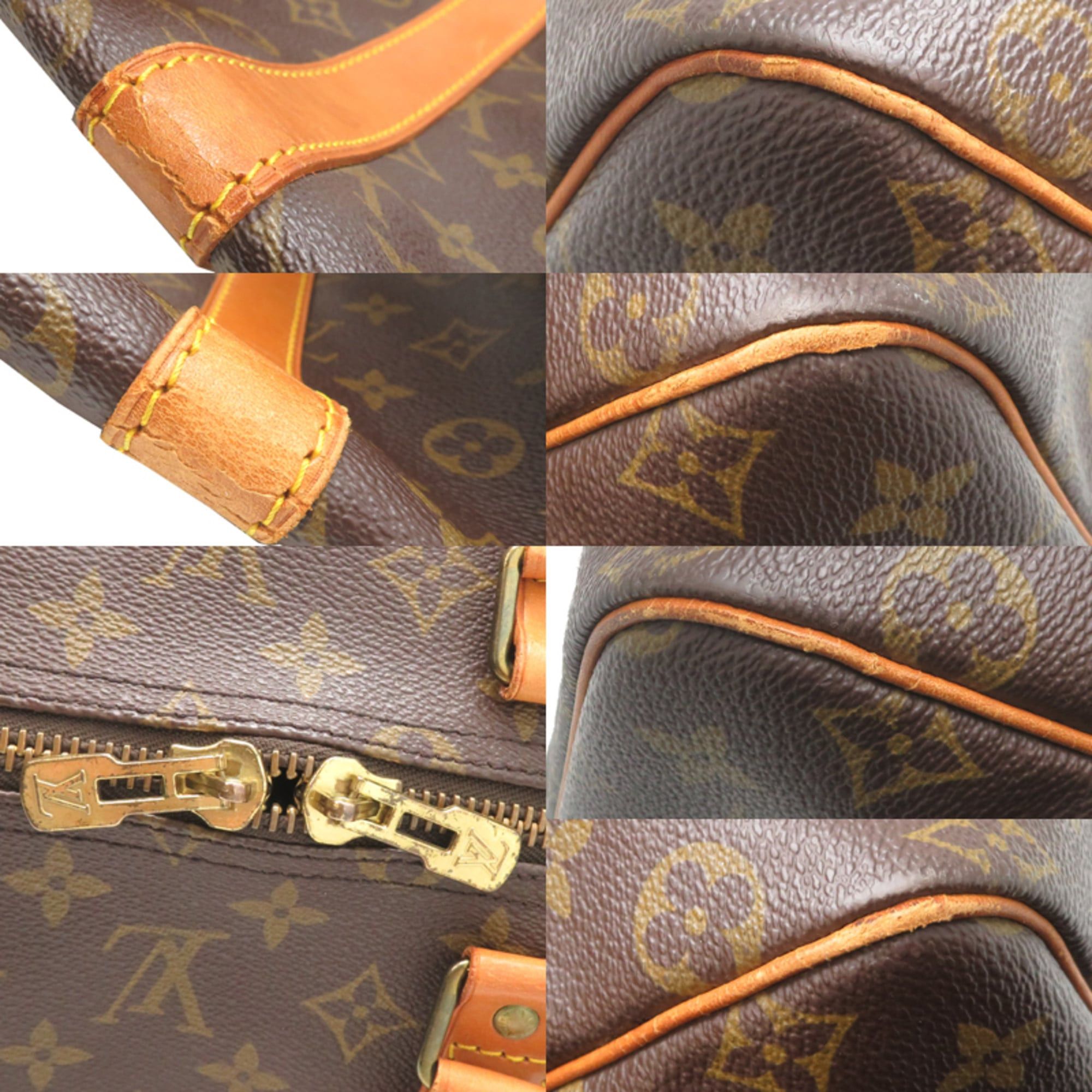 Louis Vuitton Louis Vuitton Keepall 55 Boston Bag for Men and Women, M41424 (Discontinued) Monogram Brown Size ONE SIZE - 9 Thumbnail