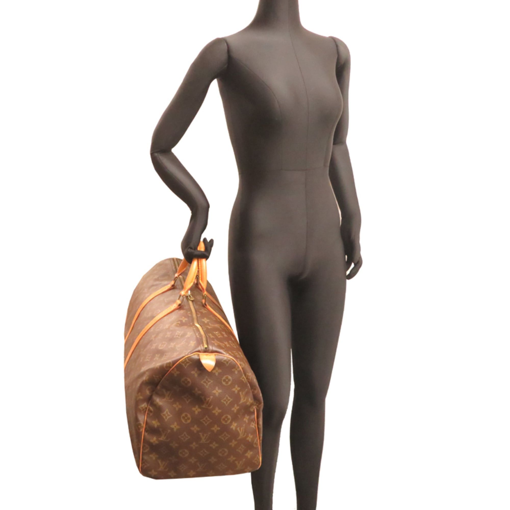 Louis Vuitton Louis Vuitton Keepall 55 Boston Bag for Men and Women, M41424 (Discontinued) Monogram Brown Size ONE SIZE - 8 Thumbnail