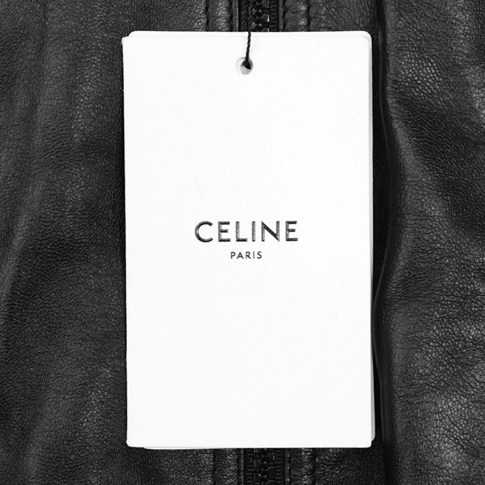 Celine Celine Celine Soft Lambskin Leather Jacket Leather Outerwear 2E499280D DUTY FREE for USA Size ONE SIZE - 11 Thumbnail