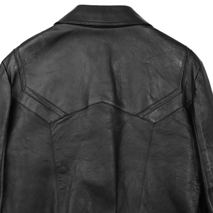 Celine Celine Celine Soft Lambskin Leather Jacket Leather Outerwear 2E499280D DUTY FREE for USA Size ONE SIZE - 14 Thumbnail