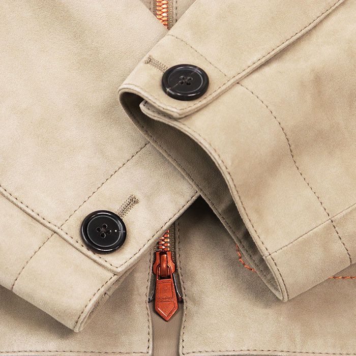 Hermes Hermes Hermès 50 Reindeer Leather Jacket Leather Outerwear DUTY FREE for USA Size ONE SIZE - 5 Thumbnail
