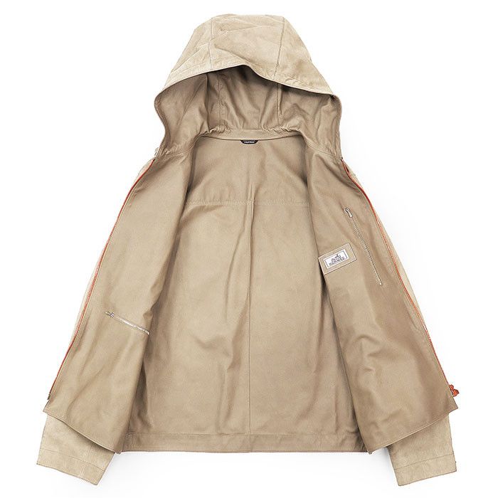 Hermes Hermes Hermès 50 Reindeer Leather Jacket Leather Outerwear DUTY FREE for USA Size ONE SIZE - 8 Thumbnail