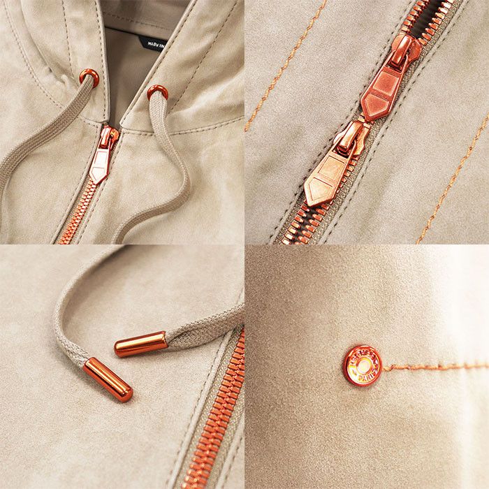 Hermes Hermes Hermès 50 Reindeer Leather Jacket Leather Outerwear DUTY FREE for USA Size ONE SIZE - 4 Thumbnail