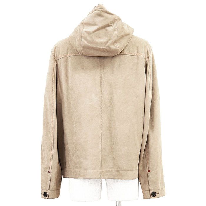 Hermes Hermes Hermès 50 Reindeer Leather Jacket Leather Outerwear DUTY FREE for USA Size ONE SIZE - 6 Thumbnail
