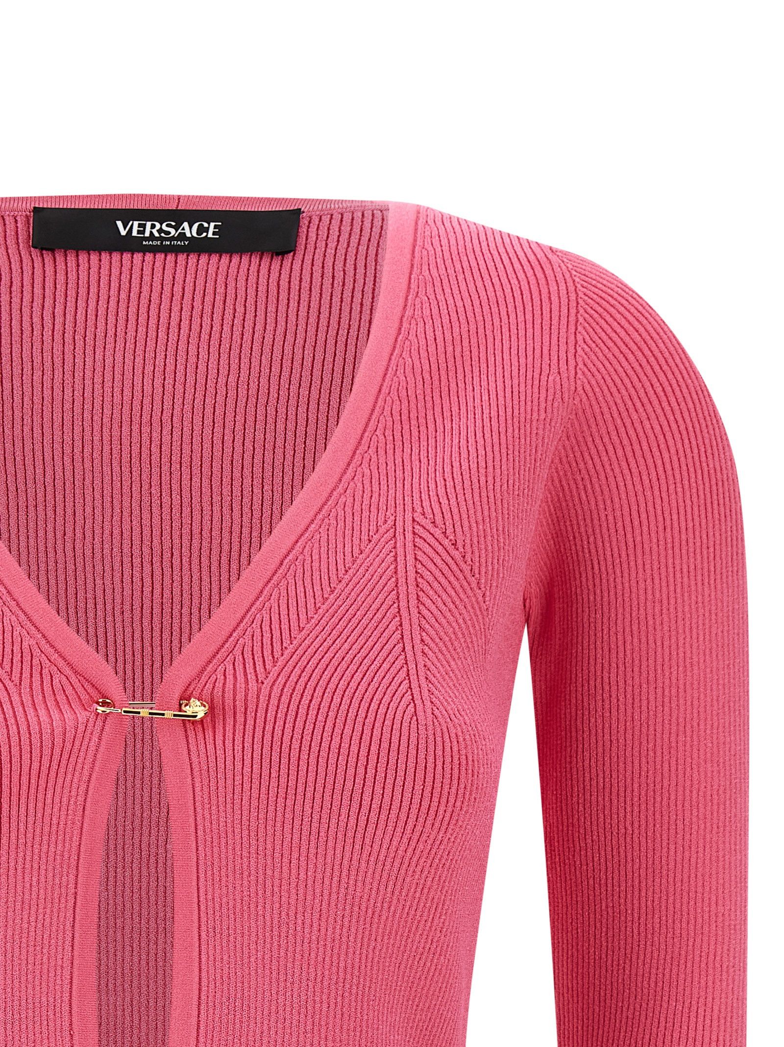 Versace 'Safety Pin' Cardigan Size M / US 6-8 / IT 42-44 - 3 Thumbnail