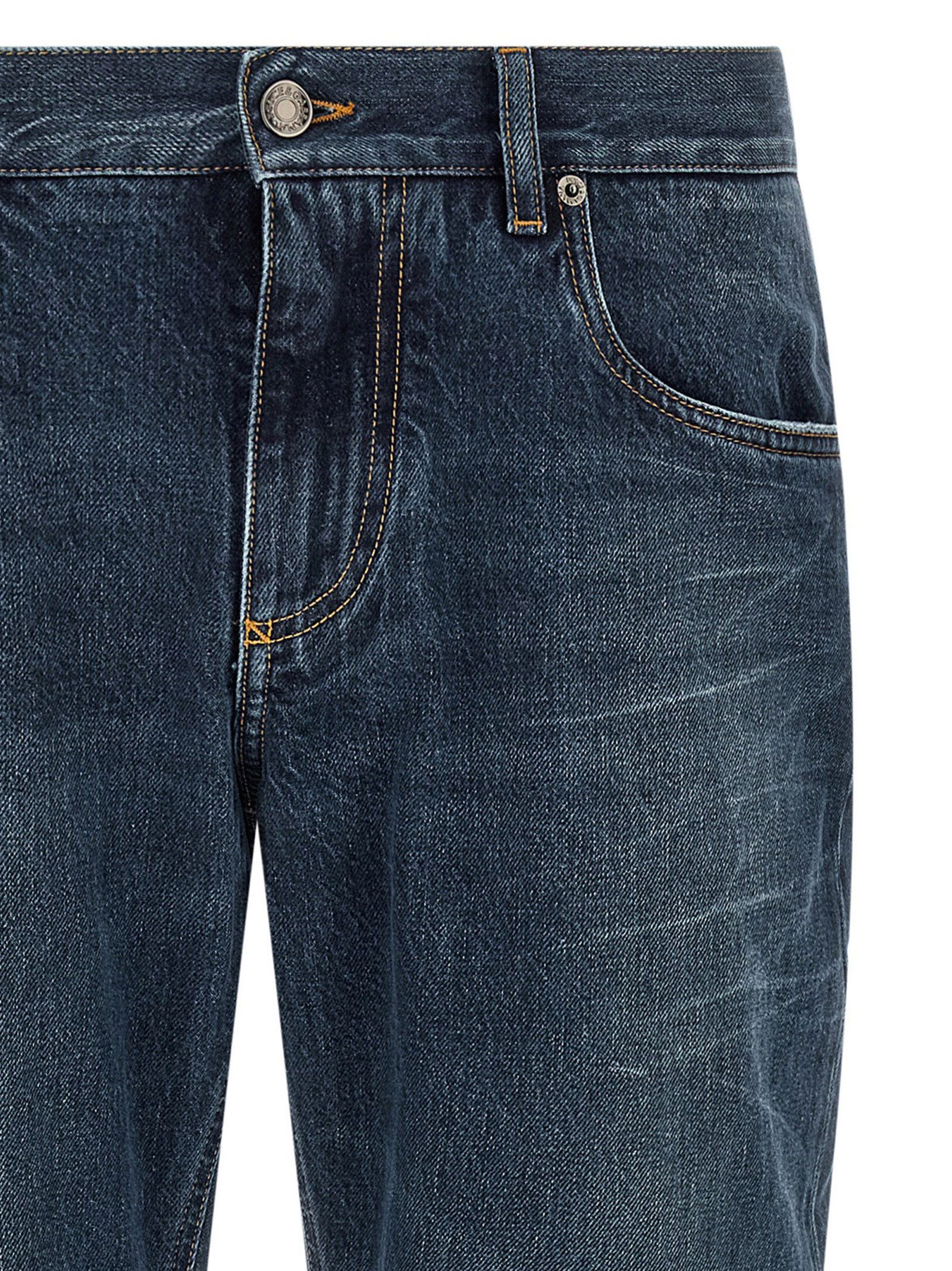 Dolce & Gabbana Logo Embroidery Jeans Size US 38 / EU 54 - 3 Thumbnail