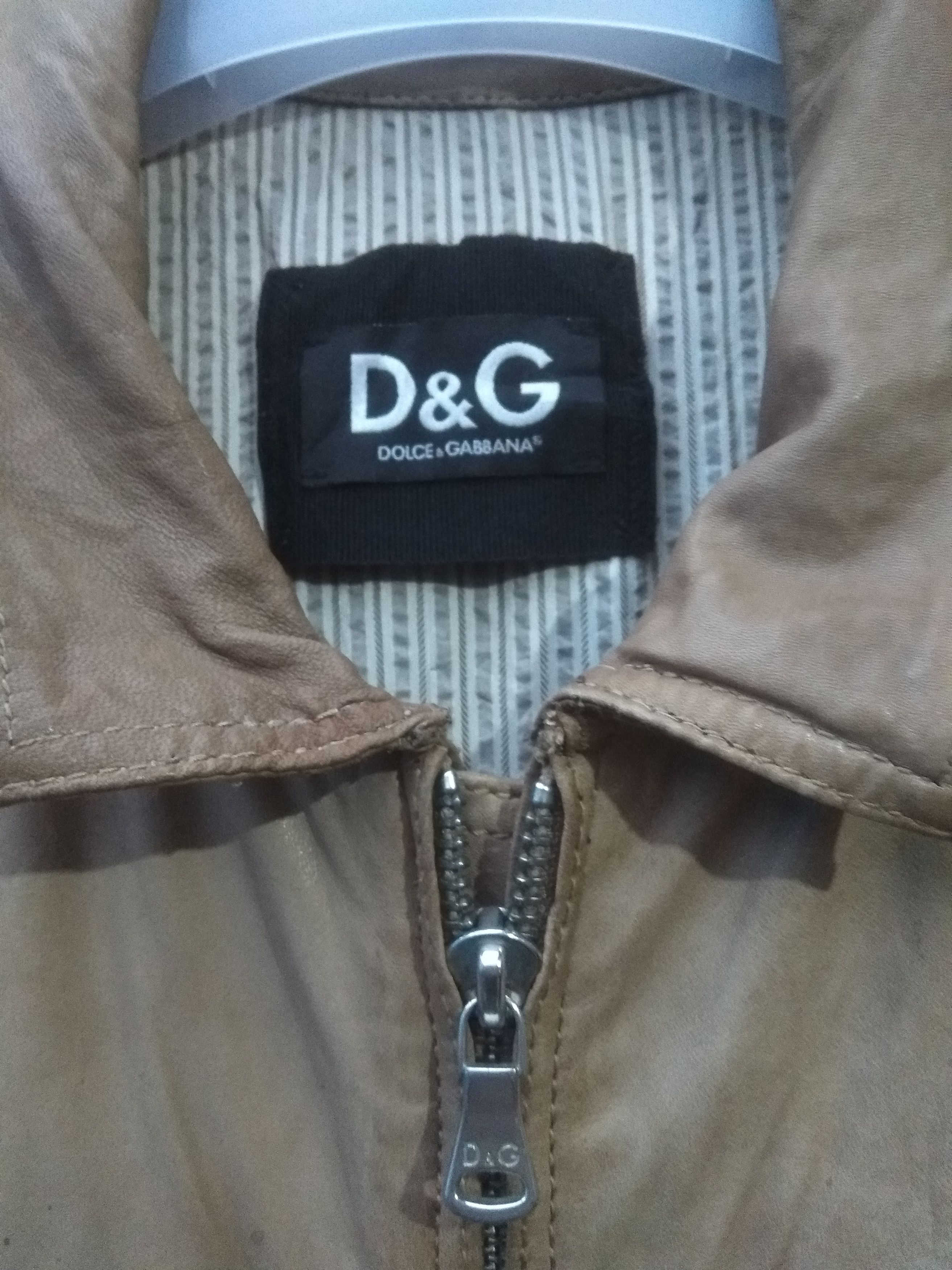 Designer × Dolce & Gabbana DOLCE & GABBANA LEATHER CASUAL FASHION JACKET Size US S / EU 44-46 / 1 - 2 Thumbnail