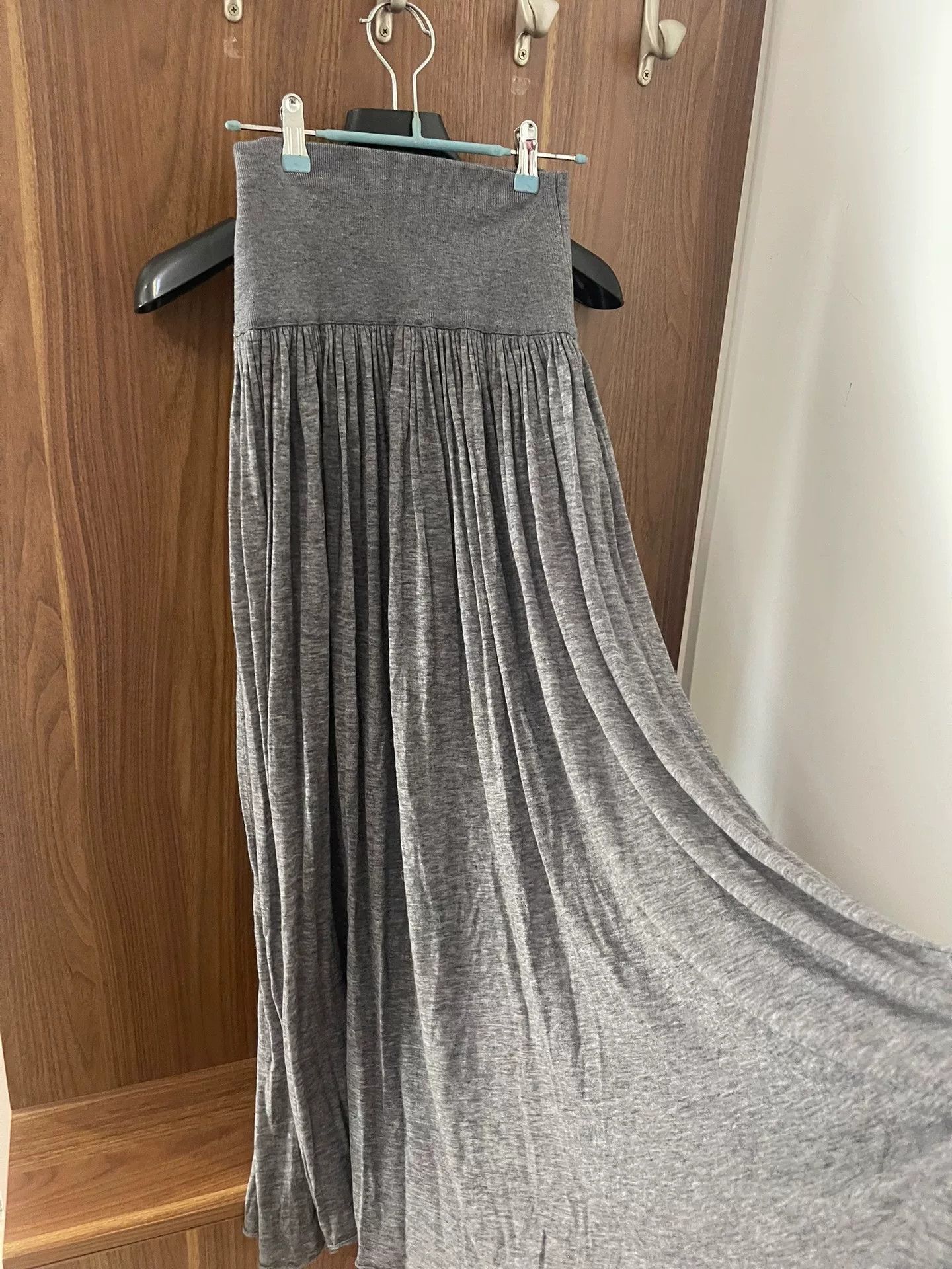 Japanese Brand Gray Knit Midi Skirt Size 30" / US 8 / IT 44 - 5 Thumbnail