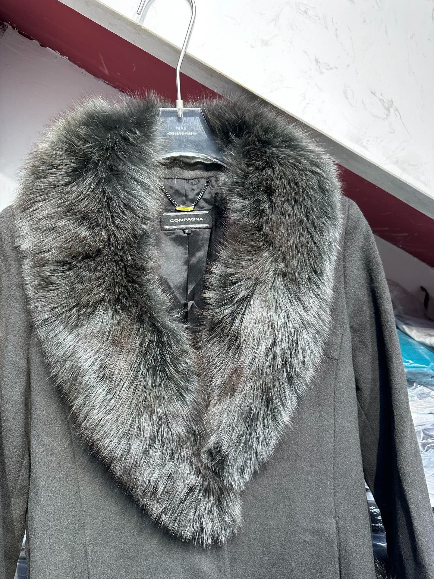 Japanese Brand Compagna Korean Luxury Wool Coat Size XS / US 0-2 / IT 36-38 - 4 Thumbnail