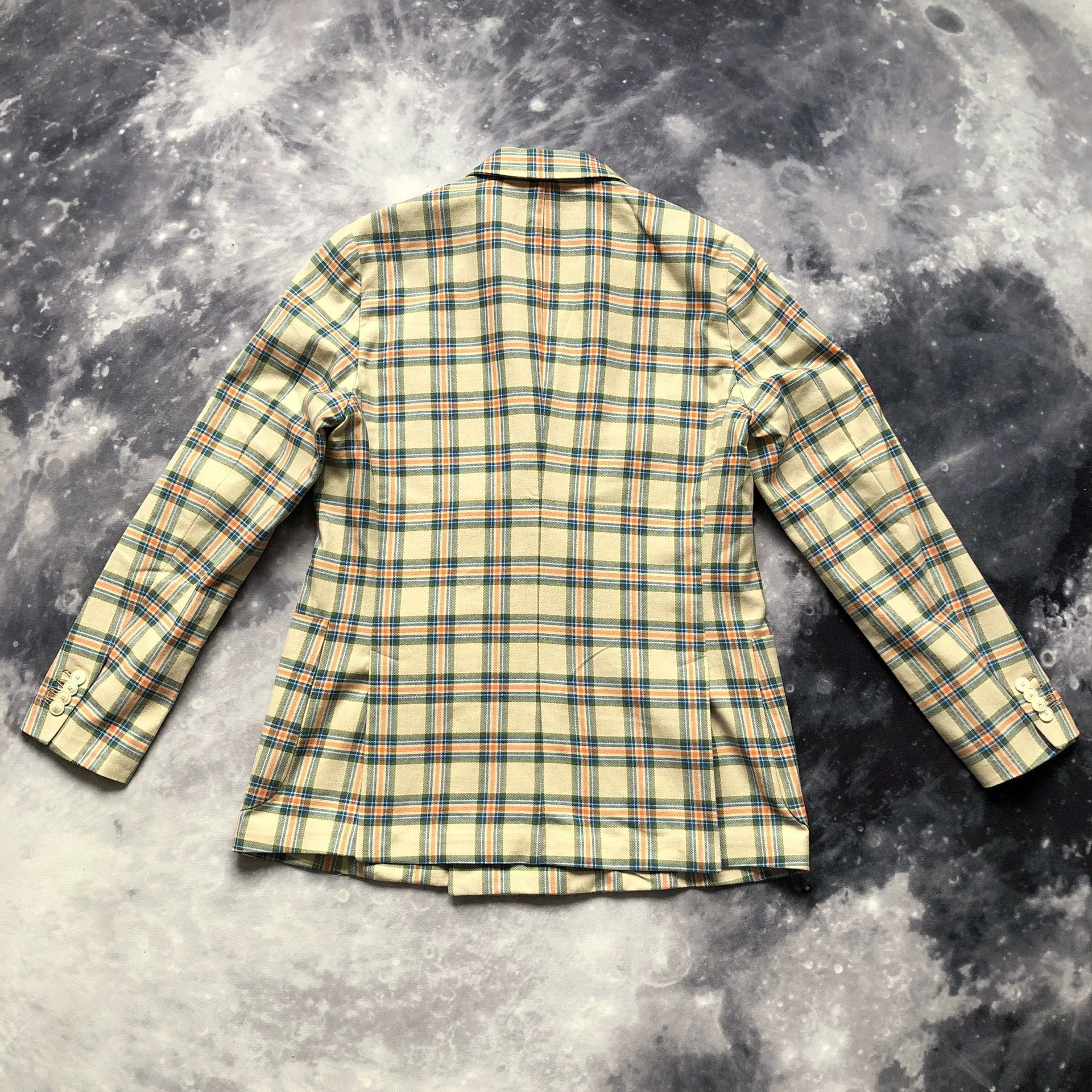 Japanese Brand Yuppie Plaid Double-Breasted Blazer Size US M / EU 48-50 / 2 - 6 Thumbnail