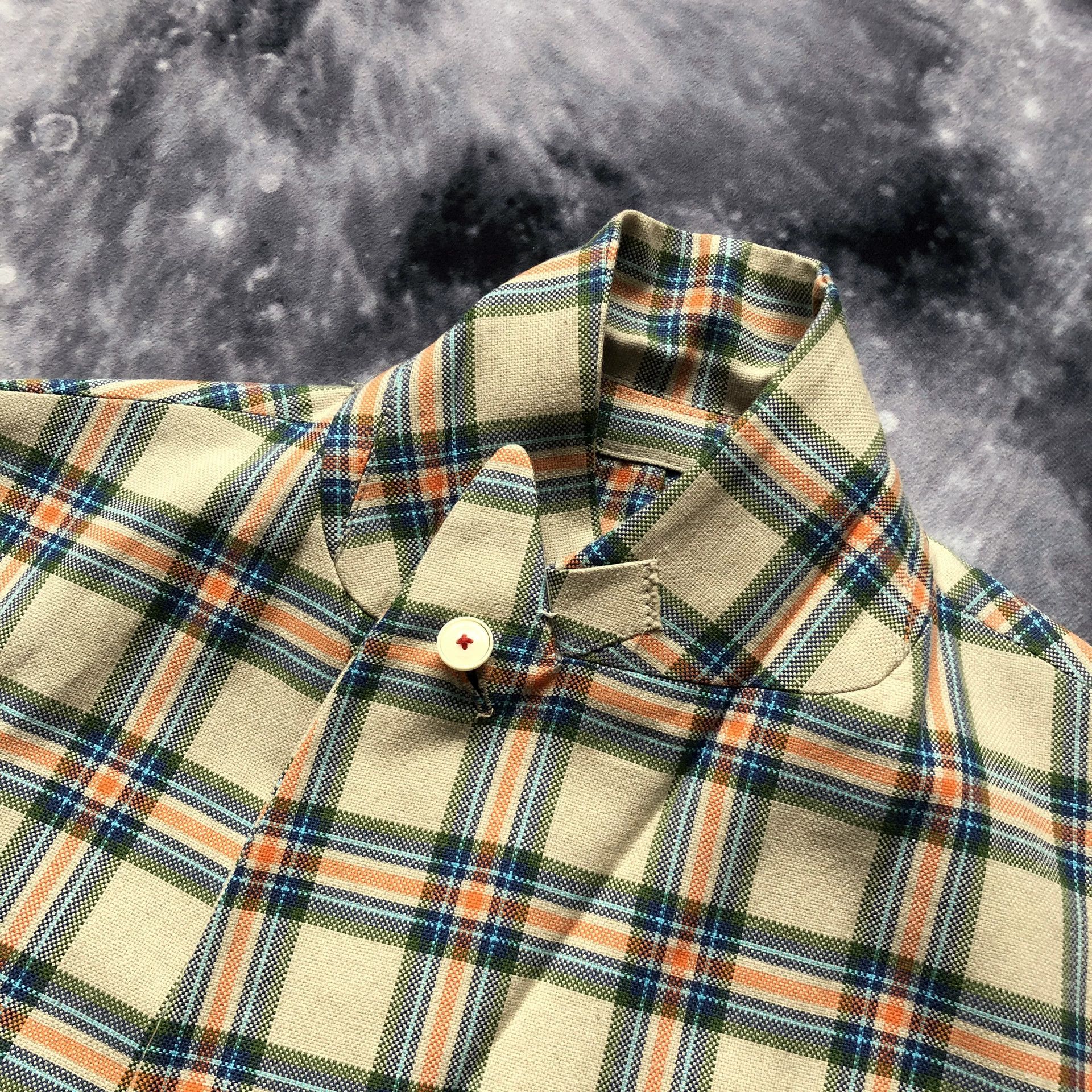 Japanese Brand Yuppie Plaid Double-Breasted Blazer Size US M / EU 48-50 / 2 - 3 Thumbnail