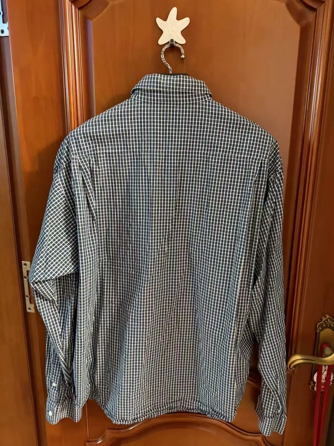 Japanese Brand Balenciaga Plaid Long-Sleeve Shirt Size US M / EU 48-50 / 2 - 2 Thumbnail