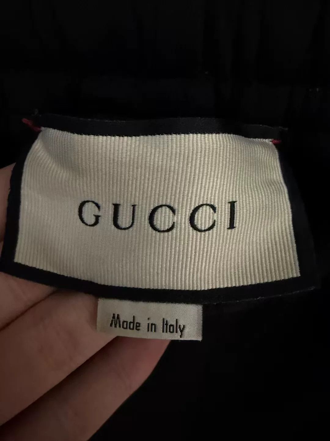 Japanese Brand Gucci Black Snake Print Logo Sweatpants M Size US 30 / EU 46 - 3 Thumbnail