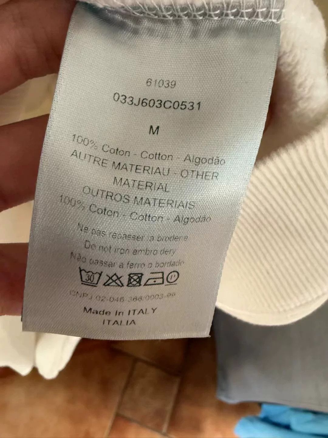 Japanese Brand Dior Stussy Collaboration Embroidered Bee Sweatshirt Size US M / EU 48-50 / 2 - 4 Thumbnail