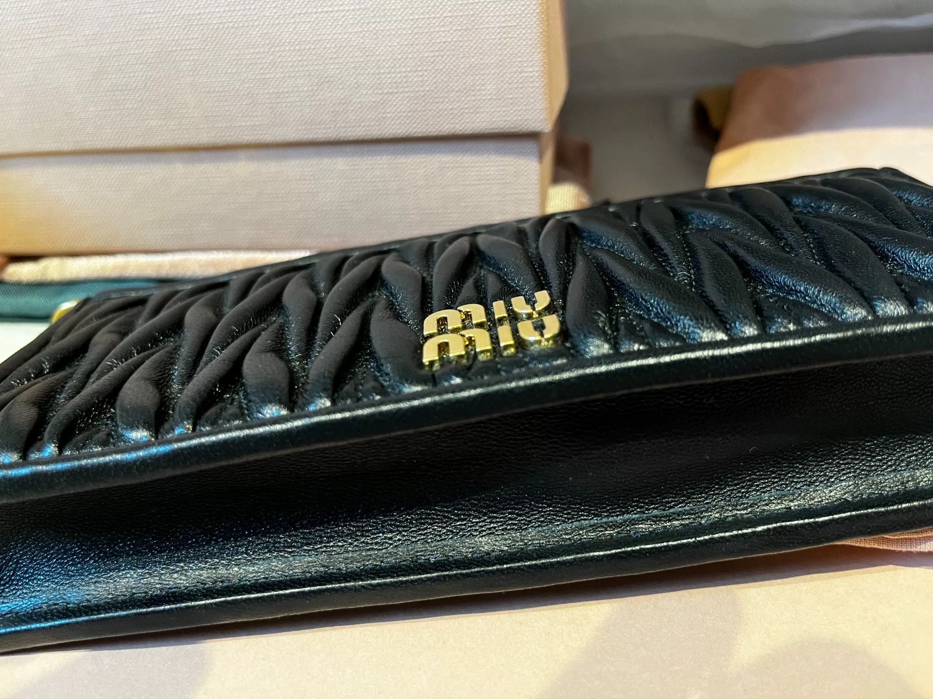 Miu Miu Miu Miu Quilted Leather Handbag Size ONE SIZE - 4 Thumbnail