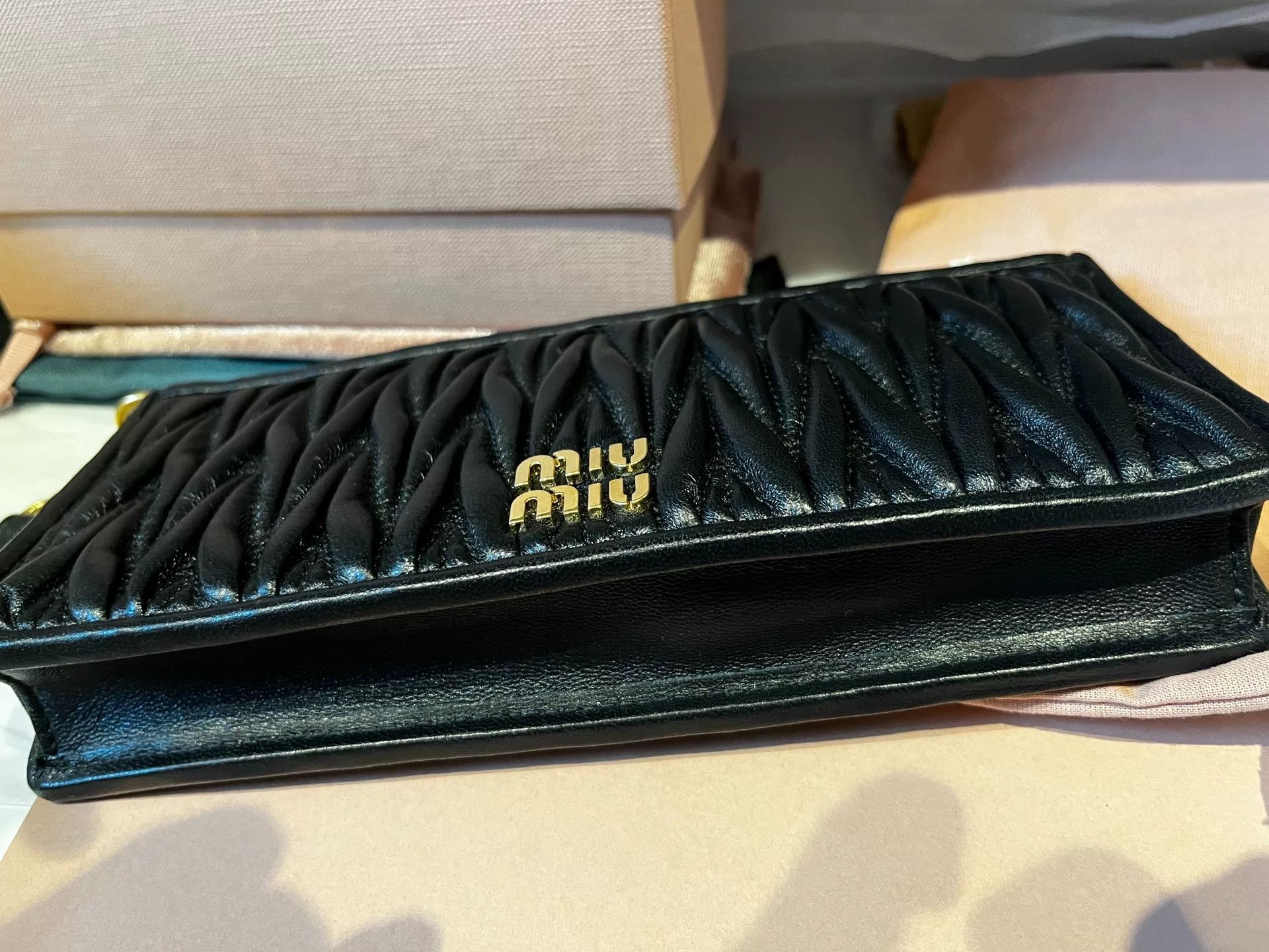 Miu Miu Miu Miu Quilted Leather Handbag Size ONE SIZE - 3 Thumbnail