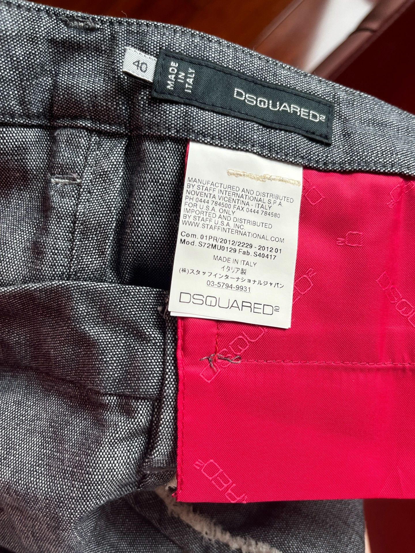 Japanese Brand Dsquared2 Tailored Shorts Size 36" / US 14 / IT 50 - 4 Thumbnail