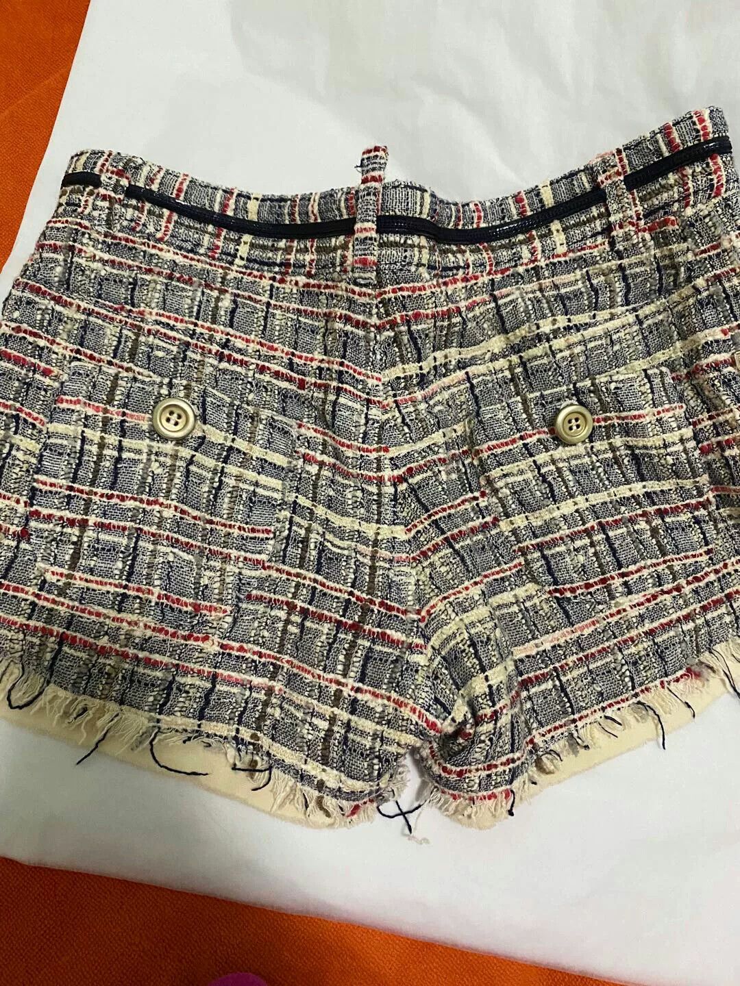 Japanese Brand Dsquared2 Runway Women's Shorts Size 28" / US 6 / IT 42 - 3 Thumbnail