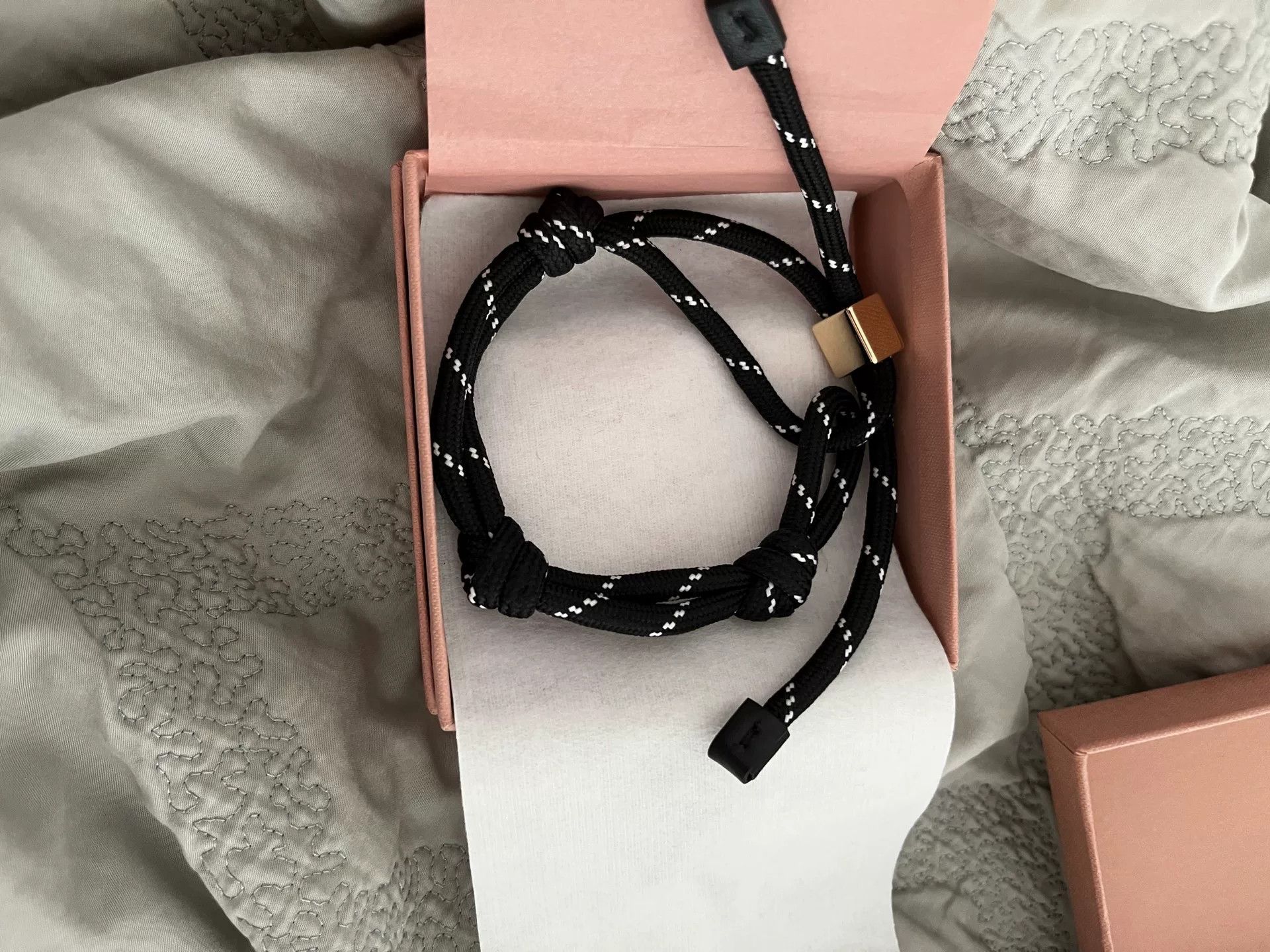 Miu Miu Miumiu Rope Sonylon Bracelet Size ONE SIZE - 2 Thumbnail